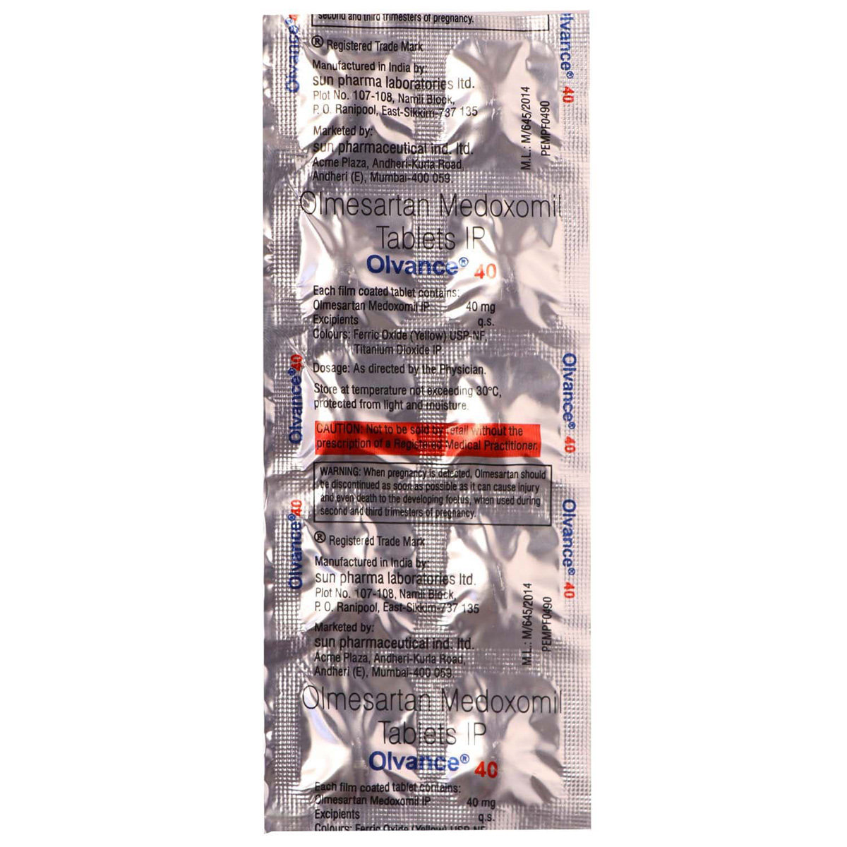 Olvance 40 Tablet 10's, Pack of 10 TABLETS Olvance 40 Tablet 10's, Pack of 10 TABLETS