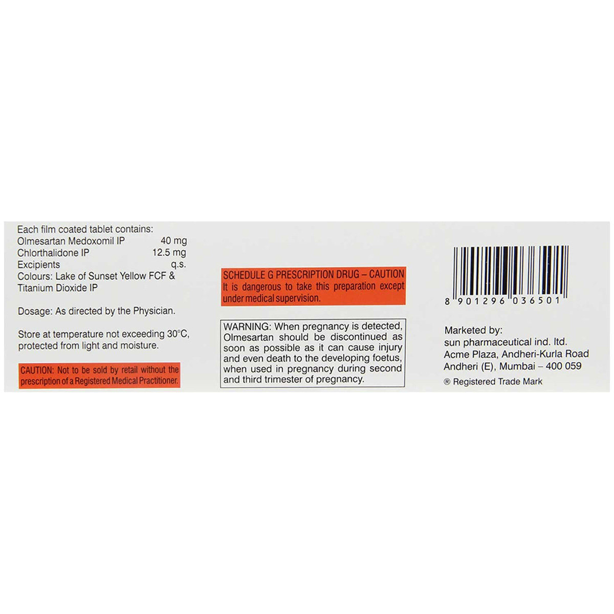 Olvance-CT 40 Tablet 10's, Pack of 10 TABLETS Olvance-CT 40 Tablet 10's, Pack of 10 TABLETS