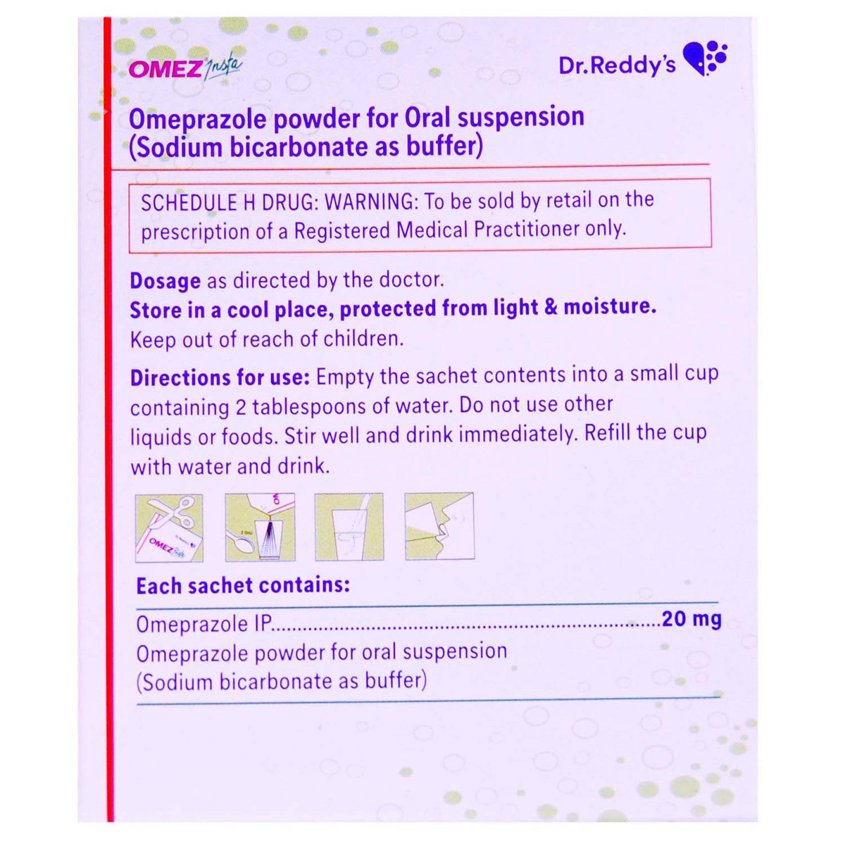 Omez Insta Mint Sachet 5.9 gm, Pack of 1 POWDER Omez Insta Mint Sachet 5.9 gm, Pack of 1 POWDER