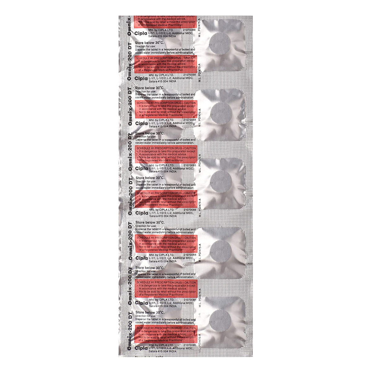 Omnix 200 mg Tablet 10's, Pack of 10 TabletS Omnix 200 mg Tablet 10's, Pack of 10 TabletS