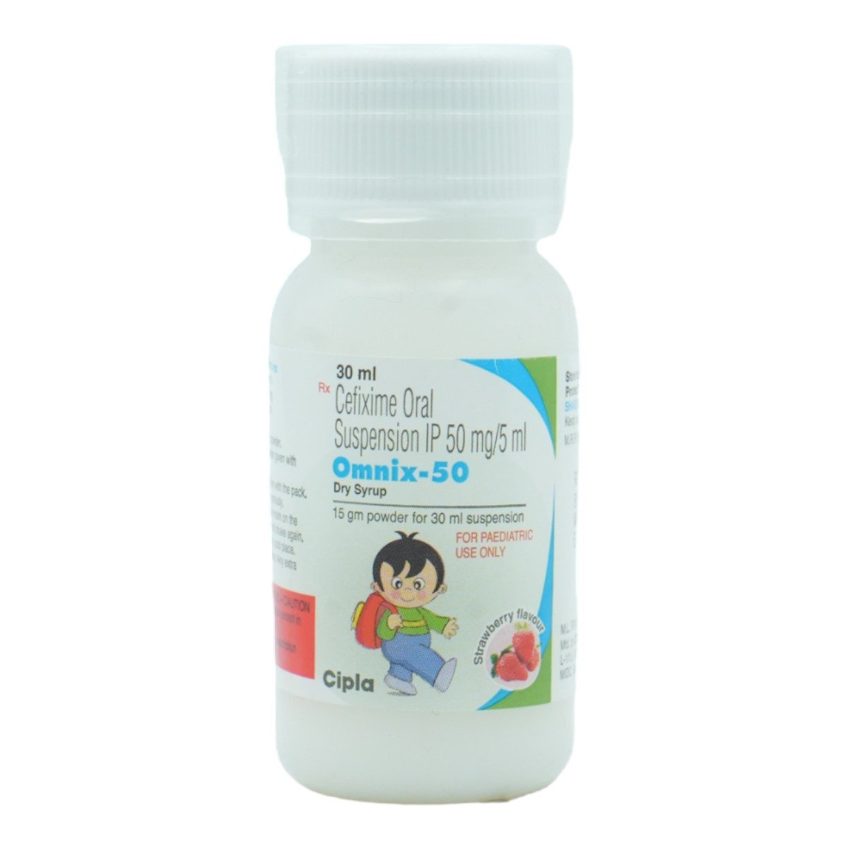 Omnix 50 Dry Syrup 30 ml, Pack of 1 Syrup Omnix 50 Dry Syrup 30 ml, Pack of 1 Syrup