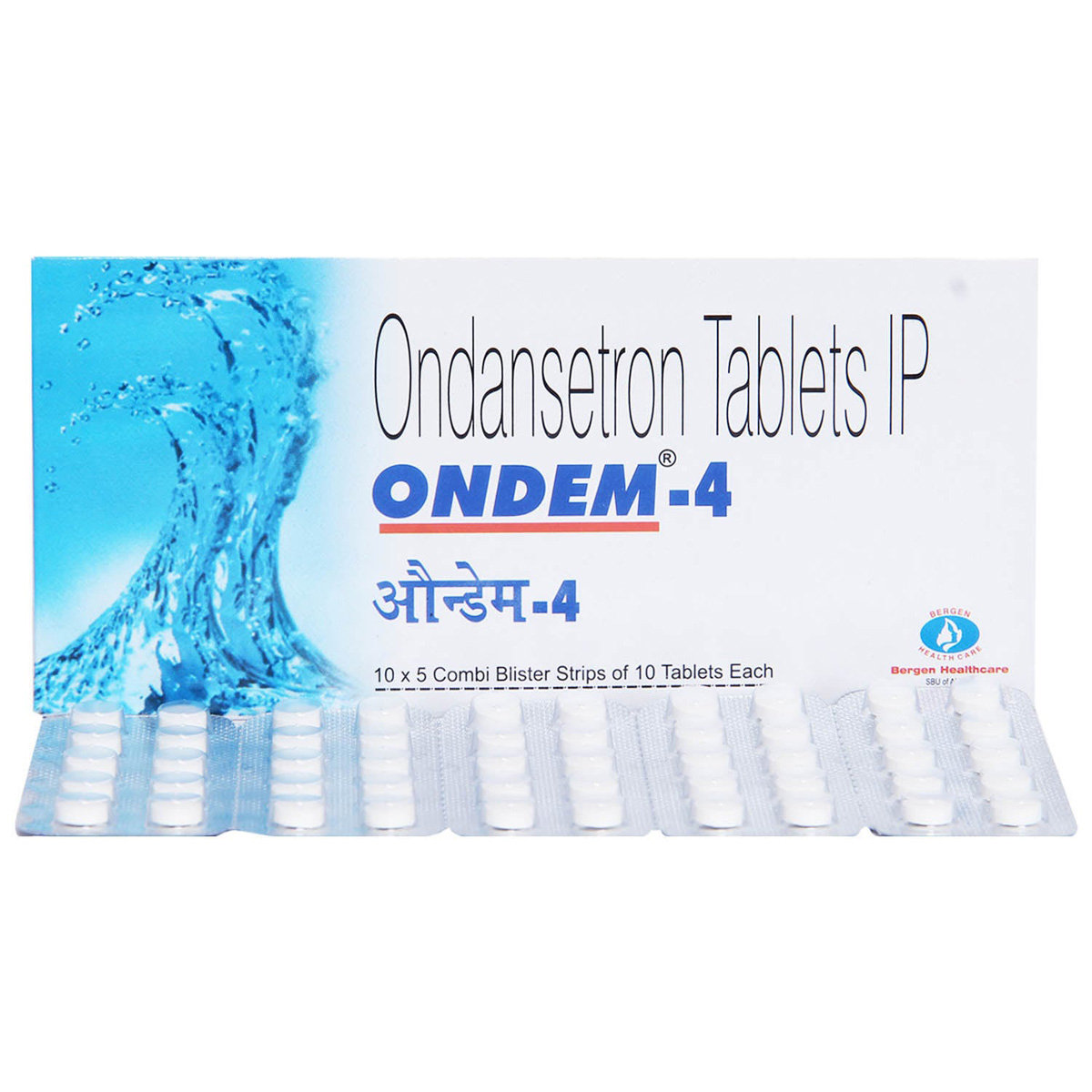 Ondem 4 Tablet 10's, Pack of 10 TABLETS Ondem 4 Tablet 10's, Pack of 10 TABLETS