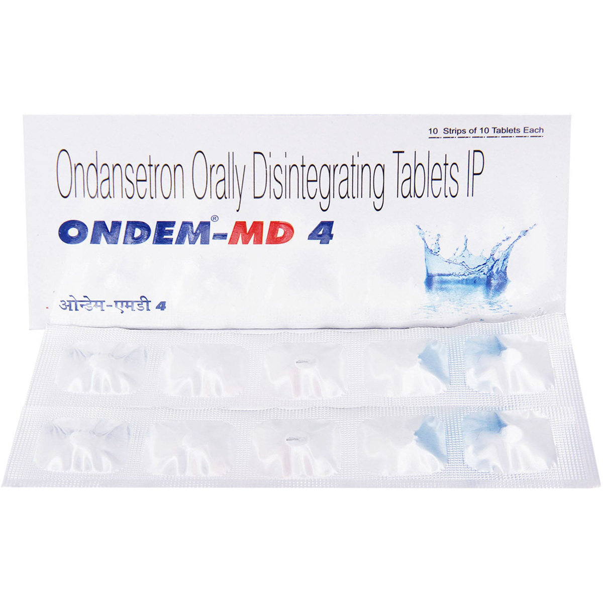 Ondem-MD 4 Tablet 10's, Pack of 10 TABLETS Ondem-MD 4 Tablet 10's, Pack of 10 TABLETS