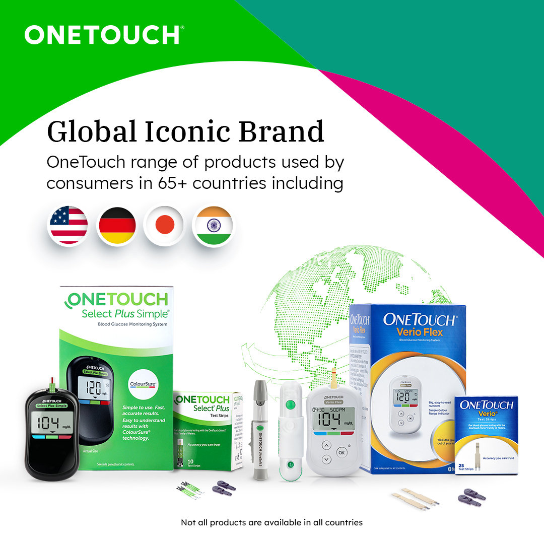 OneTouch Select Plus Simple Glucometer (Free 10 strips + Lancing Device + 25 Lancets), 1 Kit, Pack of 1 OneTouch Select Plus Simple Glucometer (Free 10 strips + Lancing Device + 25 Lancets), 1 Kit, Pack of 1