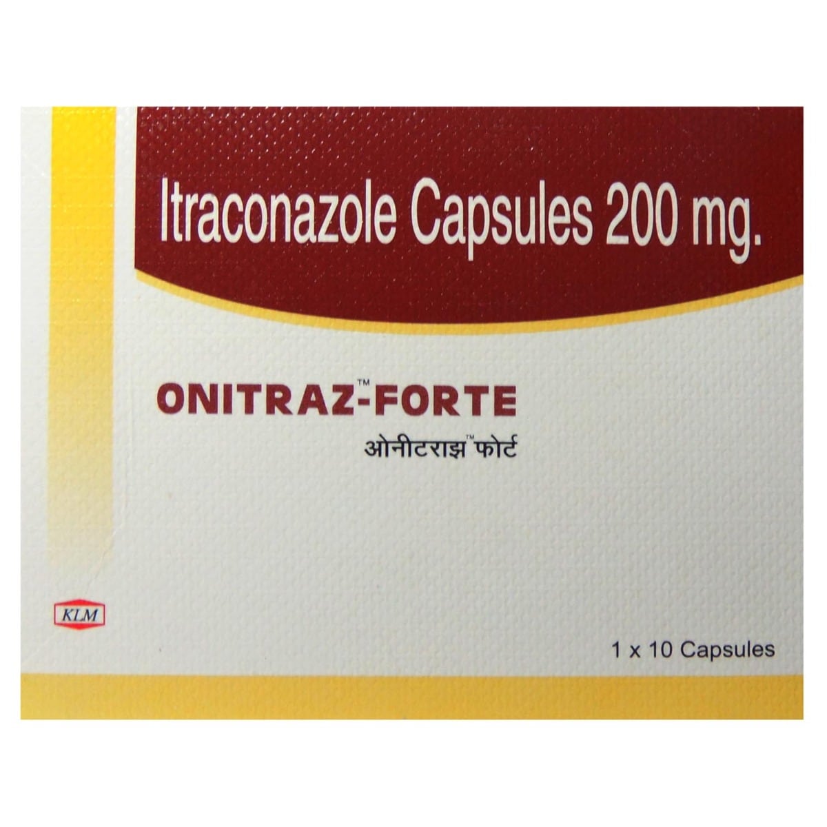 Onitraz-Forte Capsule 10's, Pack of 10 CapsuleS Onitraz-Forte Capsule 10's, Pack of 10 CapsuleS