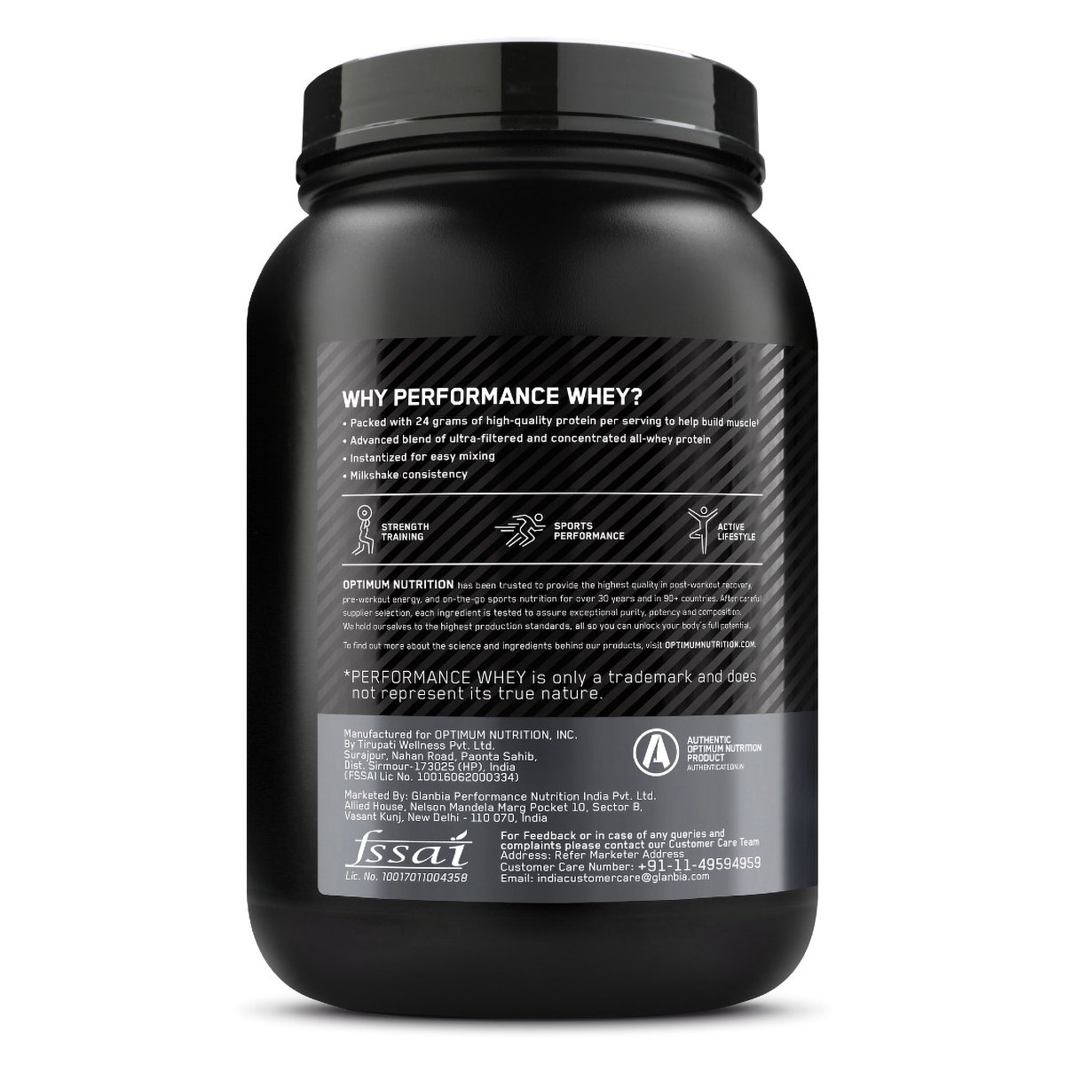 Optimum Nutrition (ON) Performance Whey Protein Chocolate Milkshake Flavour Powder, 1 kg, Pack of 1 Optimum Nutrition (ON) Performance Whey Protein Chocolate Milkshake Flavour Powder, 1 kg, Pack of 1