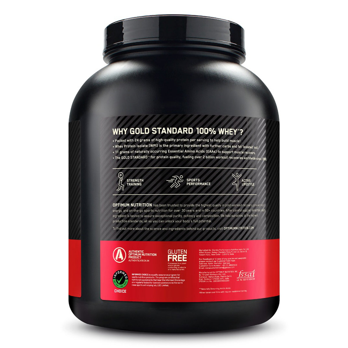 Optimum Nutrition (ON) Gold Standard 100% Whey Protein Vanilla Ice Cream Flavour Powder, 2.27 kg, Pack of 1 Optimum Nutrition (ON) Gold Standard 100% Whey Protein Vanilla Ice Cream Flavour Powder, 2.27 kg, Pack of 1