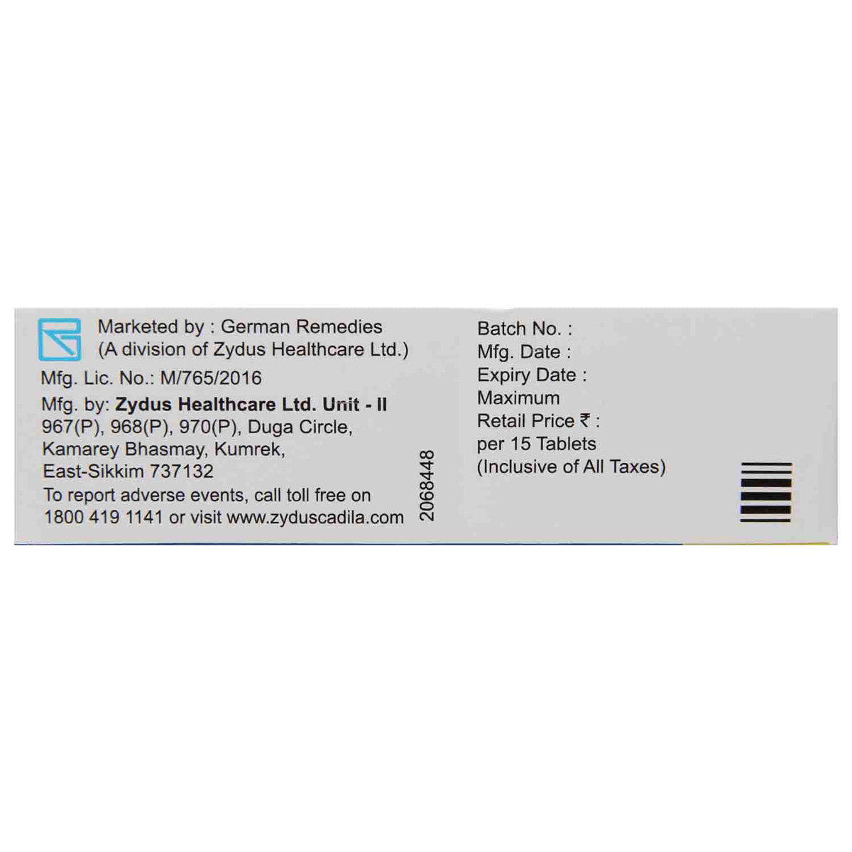 Orcibest 10 mg Tablet 15's, Pack of 15 TABLETS Orcibest 10 mg Tablet 15's, Pack of 15 TABLETS