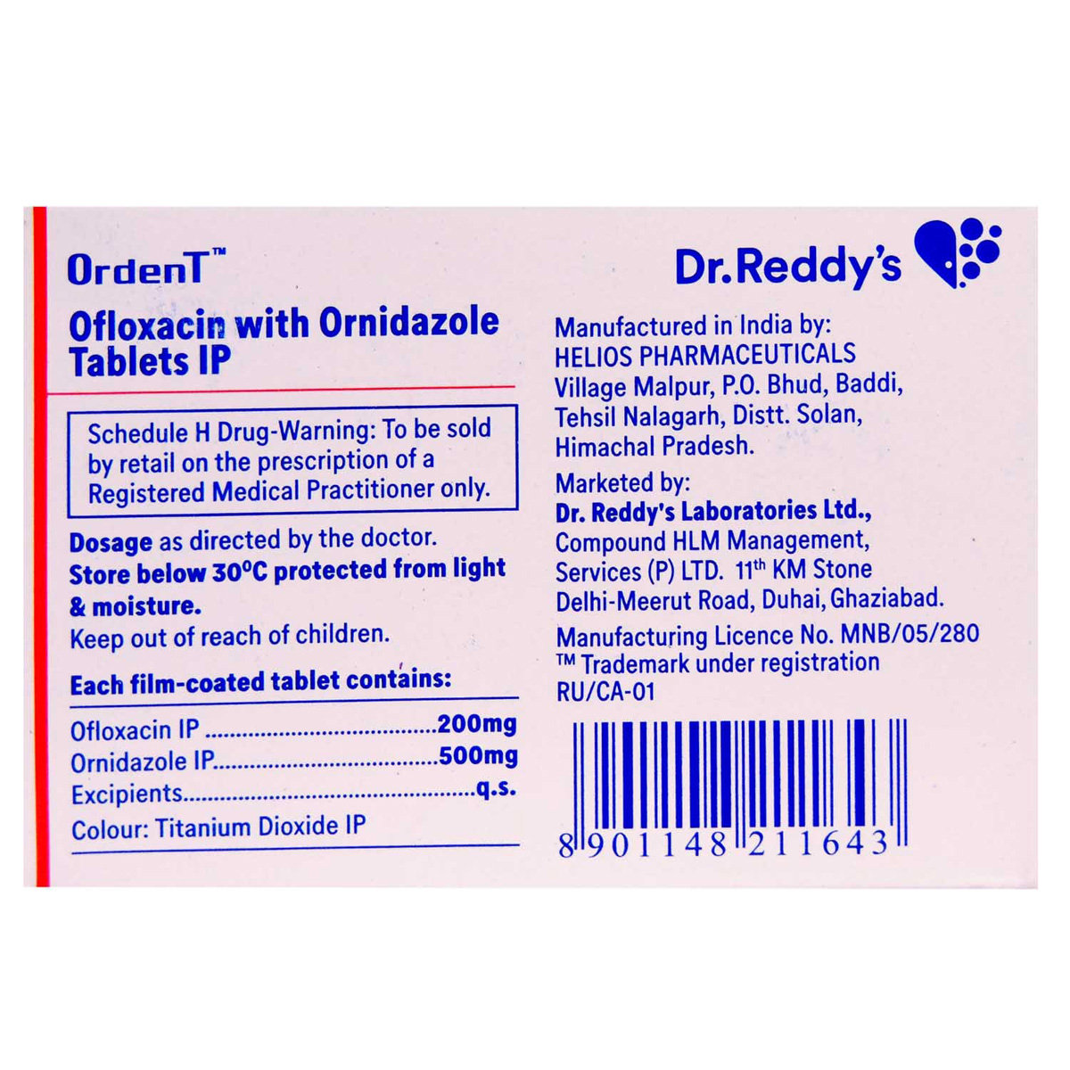 Ordent Tablet 10's, Pack of 10 TABLETS Ordent Tablet 10's, Pack of 10 TABLETS