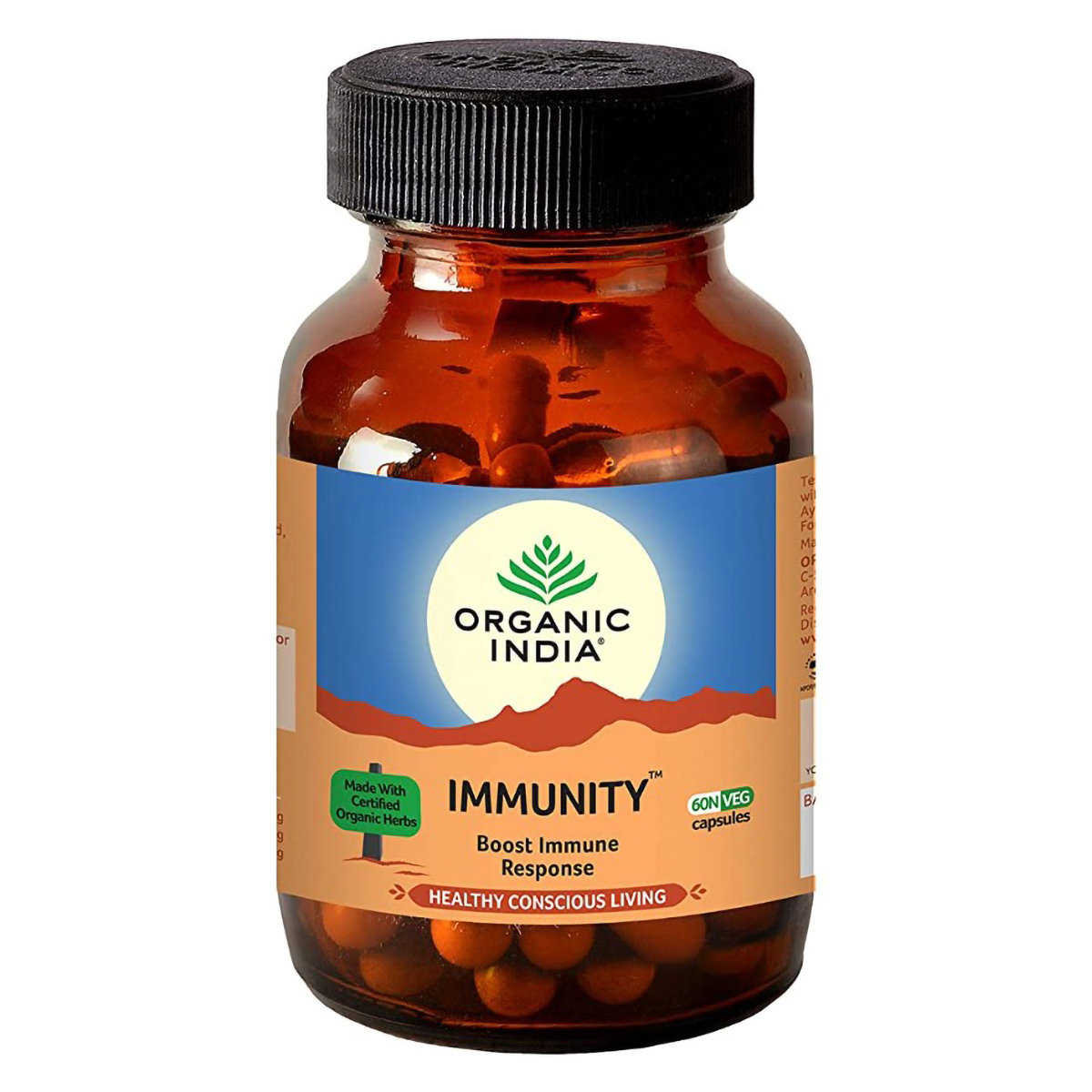 Organic India Immunity, 60 Veg Capsules, Pack of 1 Organic India Immunity, 60 Veg Capsules, Pack of 1