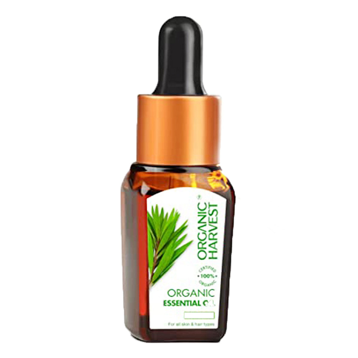 Organic Harvest Tea Tree Essential Oil 10 ml | 100% Certified Organic | For All Skin Type & Hair Types, Pack of 1 Organic Harvest Tea Tree Essential Oil 10 ml | 100% Certified Organic | For All Skin Type & Hair Types, Pack of 1