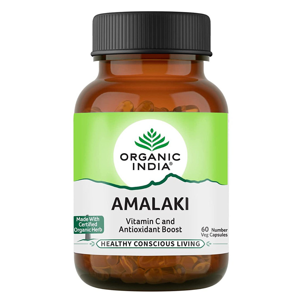 Organic India Amalaki, 60 Veg Capsules, Pack of 1 Organic India Amalaki, 60 Veg Capsules, Pack of 1