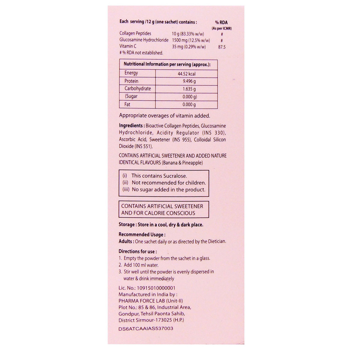 Orthoboon Sachet 12 gm, Pack of 1 Granules Orthoboon Sachet 12 gm, Pack of 1 Granules