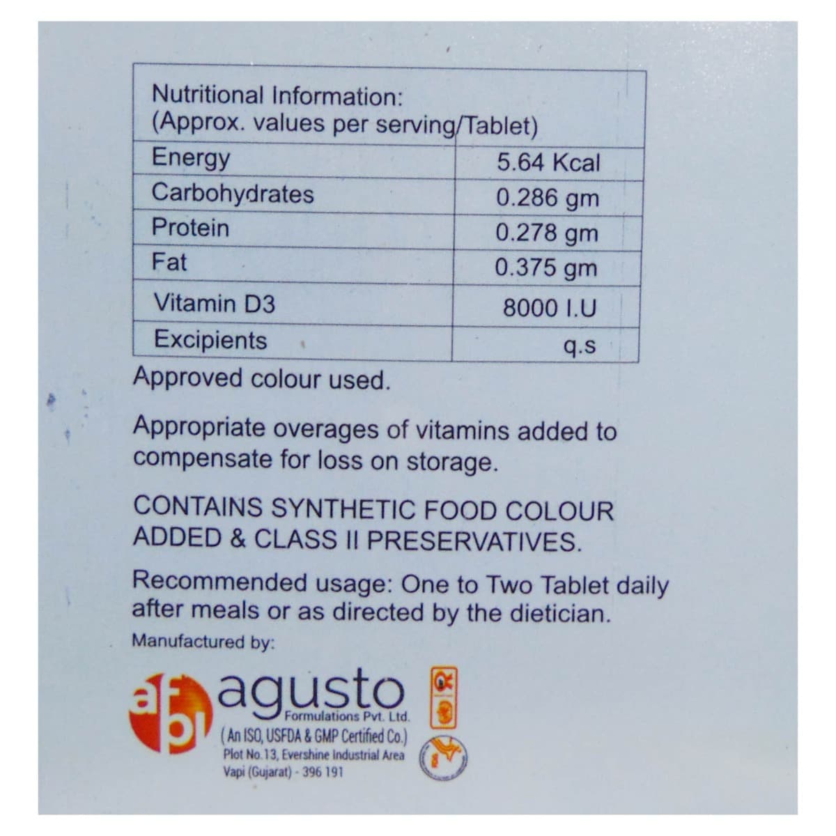 Osteomust-D3 8K Tablet 10's, Pack of 10 Osteomust-D3 8K Tablet 10's, Pack of 10