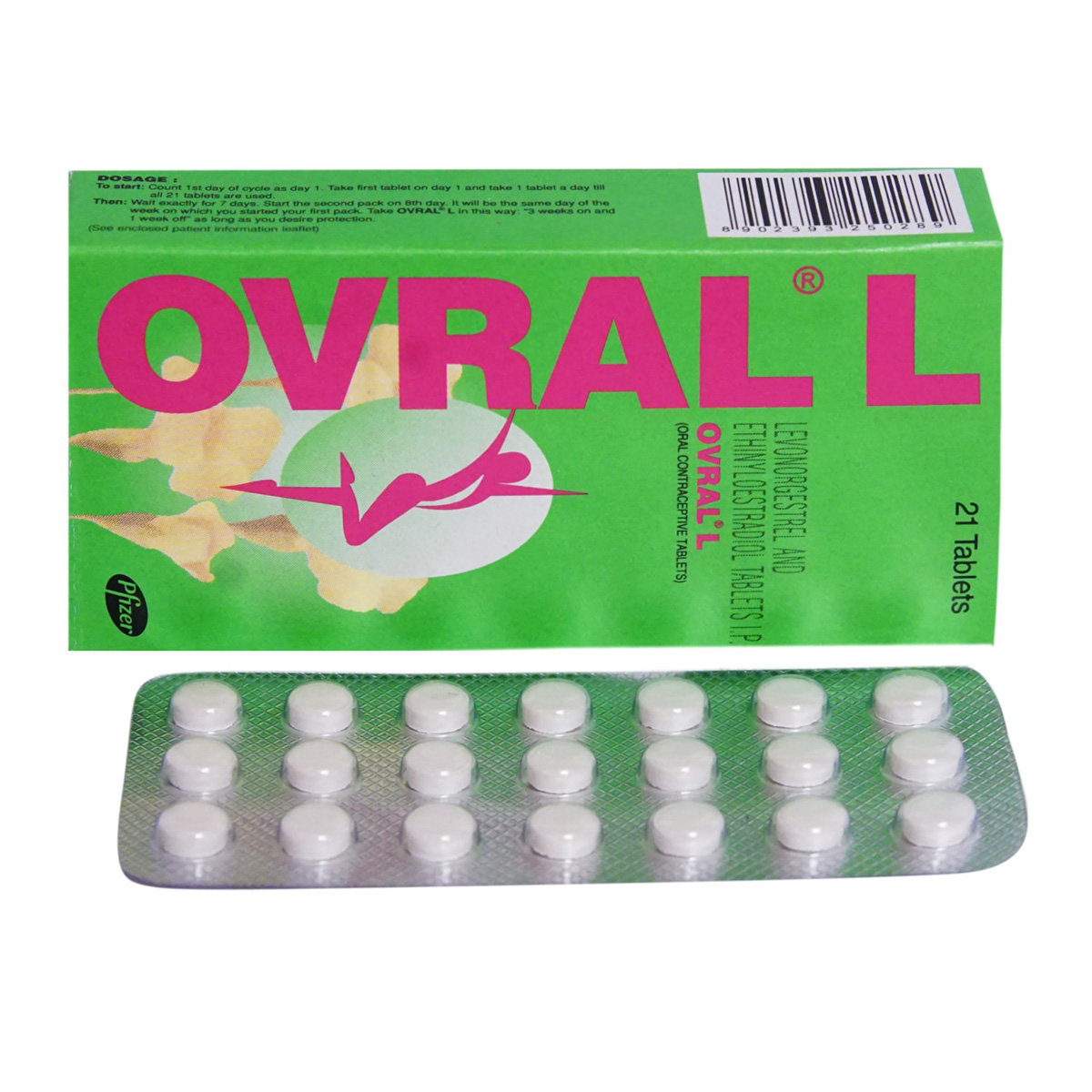 Ovral L Tablet 21's, Pack of 1 TABLET Ovral L Tablet 21's, Pack of 1 TABLET