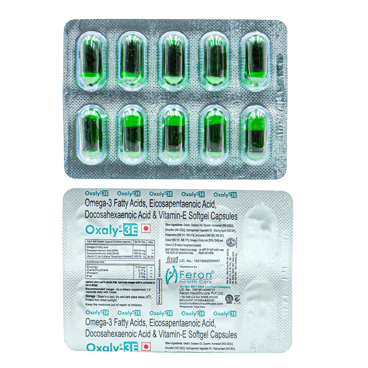 Oxaly-3E Softgel Capsule 10's, Pack of 10 CapsuleS Oxaly-3E Softgel Capsule 10's, Pack of 10 CapsuleS