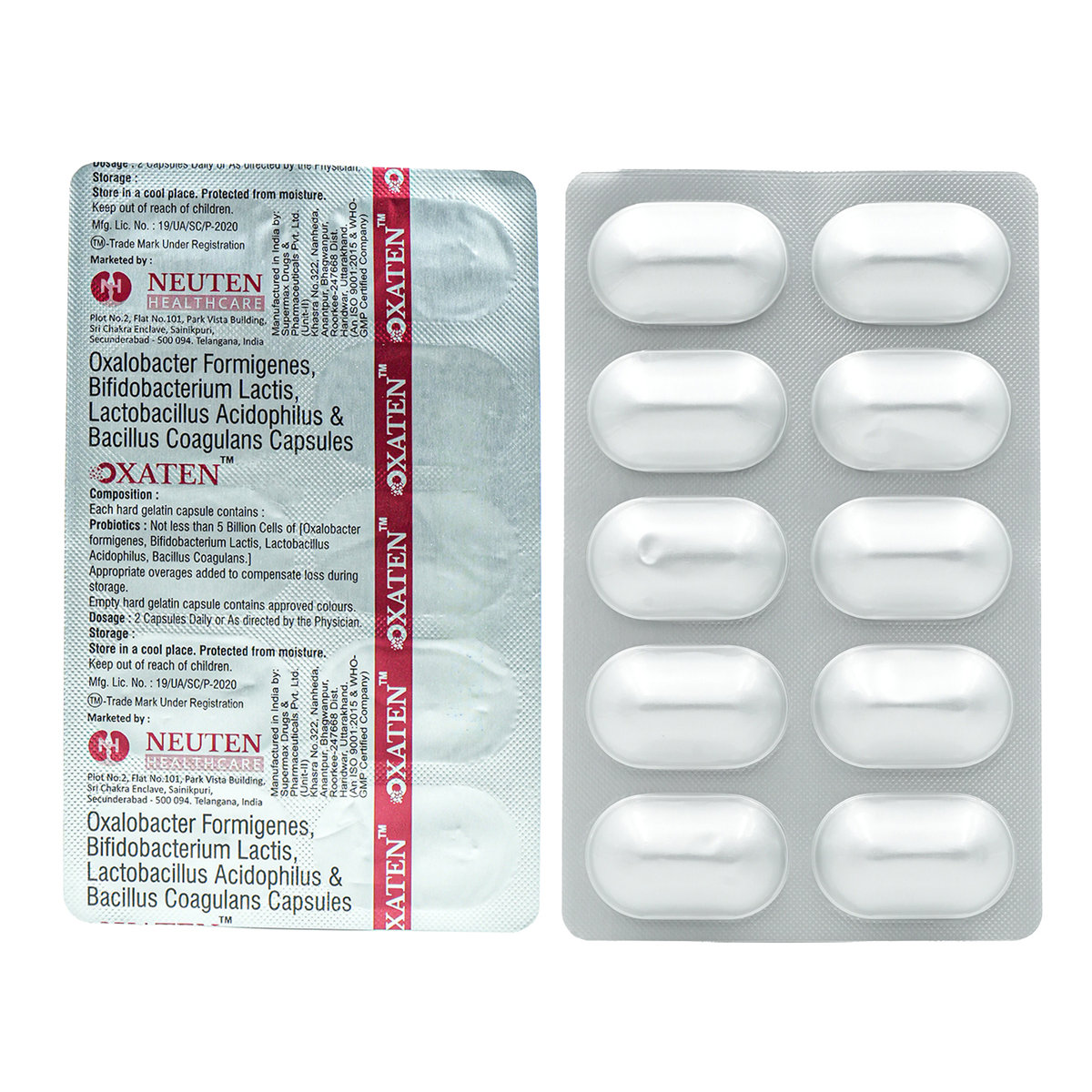 Oxaten Capsule 10's, Pack of 10 Oxaten Capsule 10's, Pack of 10