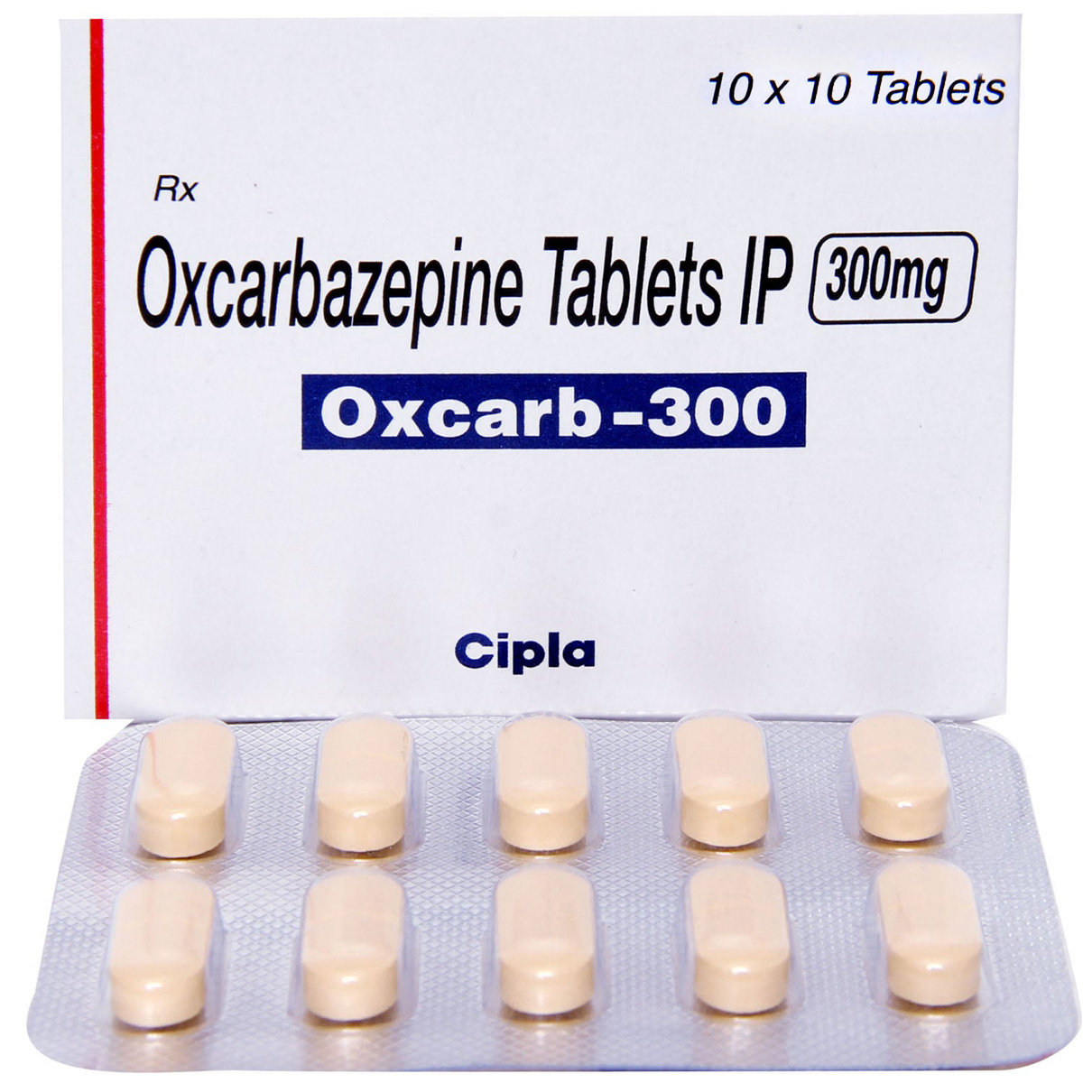 Oxcarb-300 Tablet 10's, Pack of 10 TABLETS Oxcarb-300 Tablet 10's, Pack of 10 TABLETS