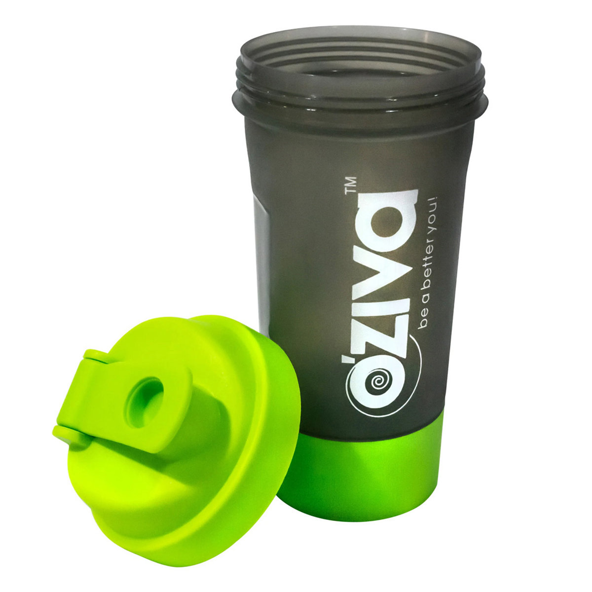 OZiva Shaker Green, 600 ml, Pack of 1 OZiva Shaker Green, 600 ml, Pack of 1