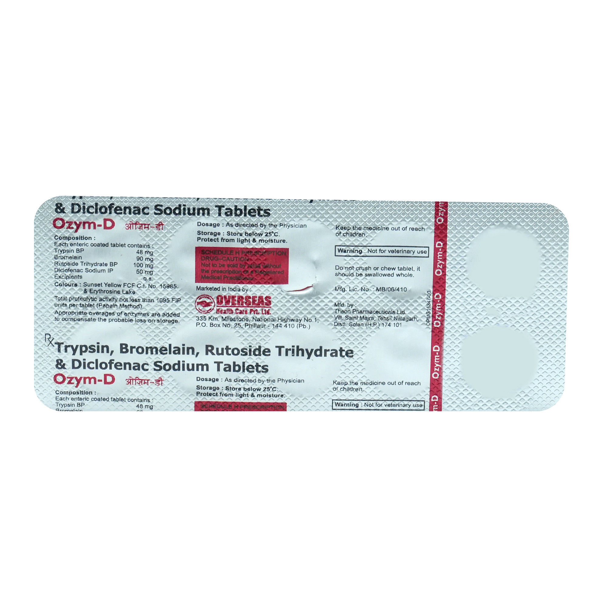 Ozym-D Tablet 10's, Pack of 10 Ozym-D Tablet 10's, Pack of 10