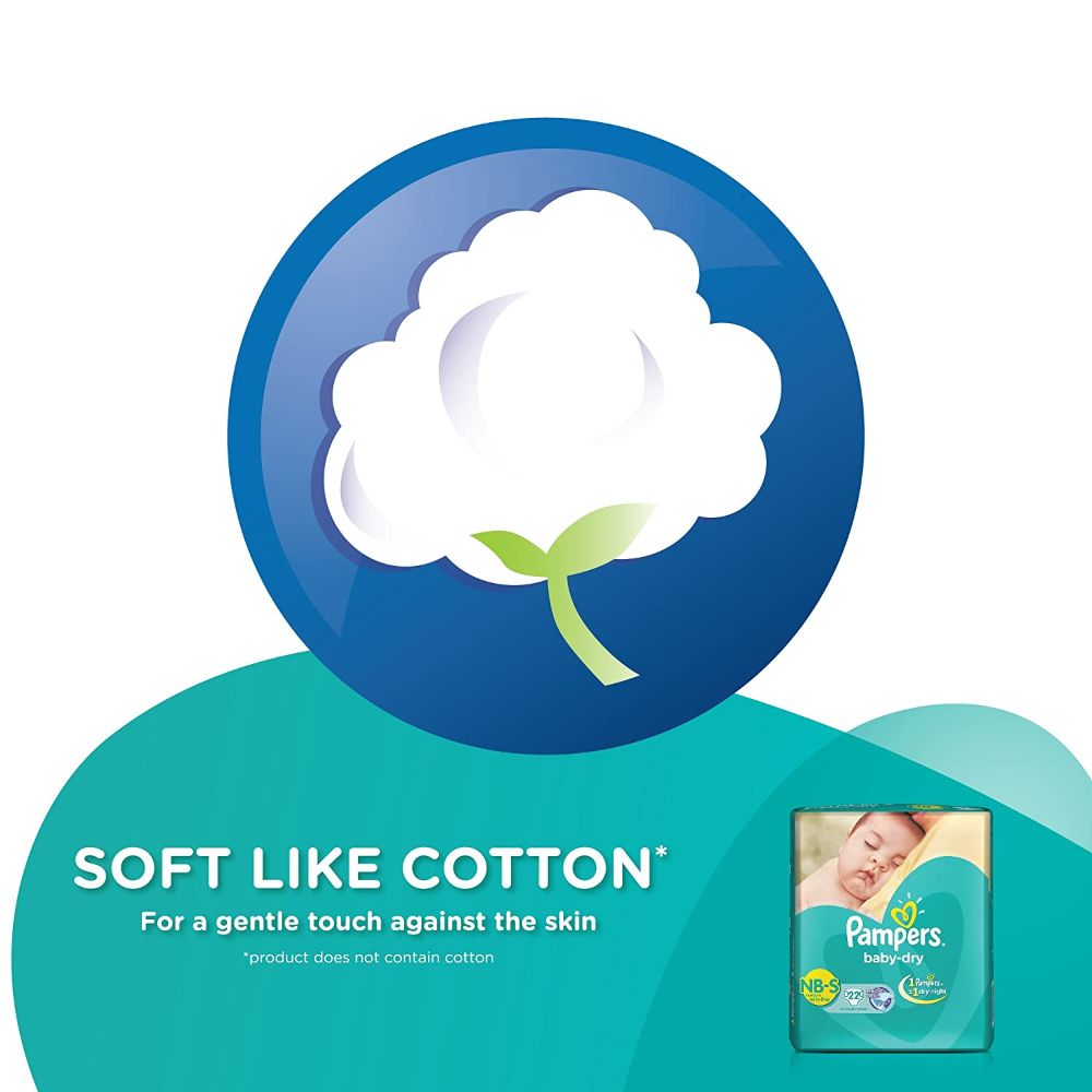 Pampers Baby Dry Diaper Pants New Born-Small, 22 Count, Pack of 1 Pampers Baby Dry Diaper Pants New Born-Small, 22 Count, Pack of 1