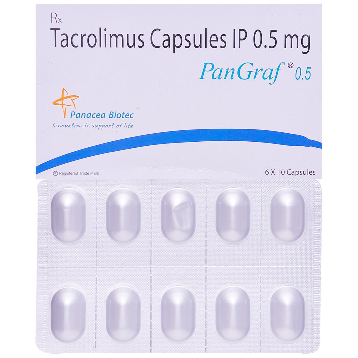 Pangraf 0.5 Capsule 10's, Pack of 10 CAPSULES Pangraf 0.5 Capsule 10's, Pack of 10 CAPSULES