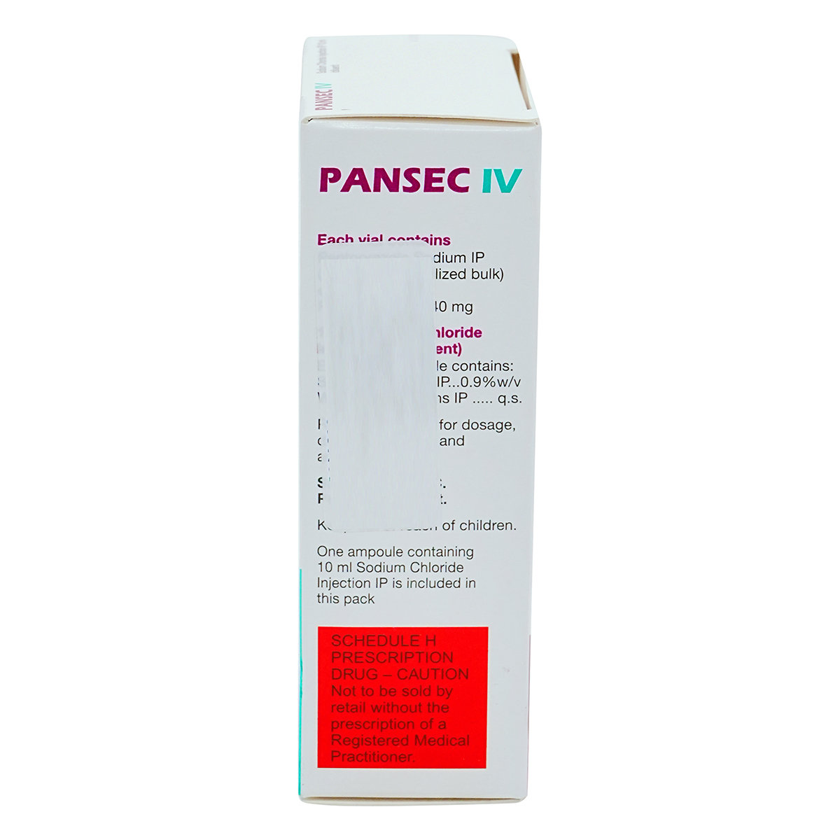 Pansec IV 40 mg Injection 1's, Pack of 1 Injection Pansec IV 40 mg Injection 1's, Pack of 1 Injection