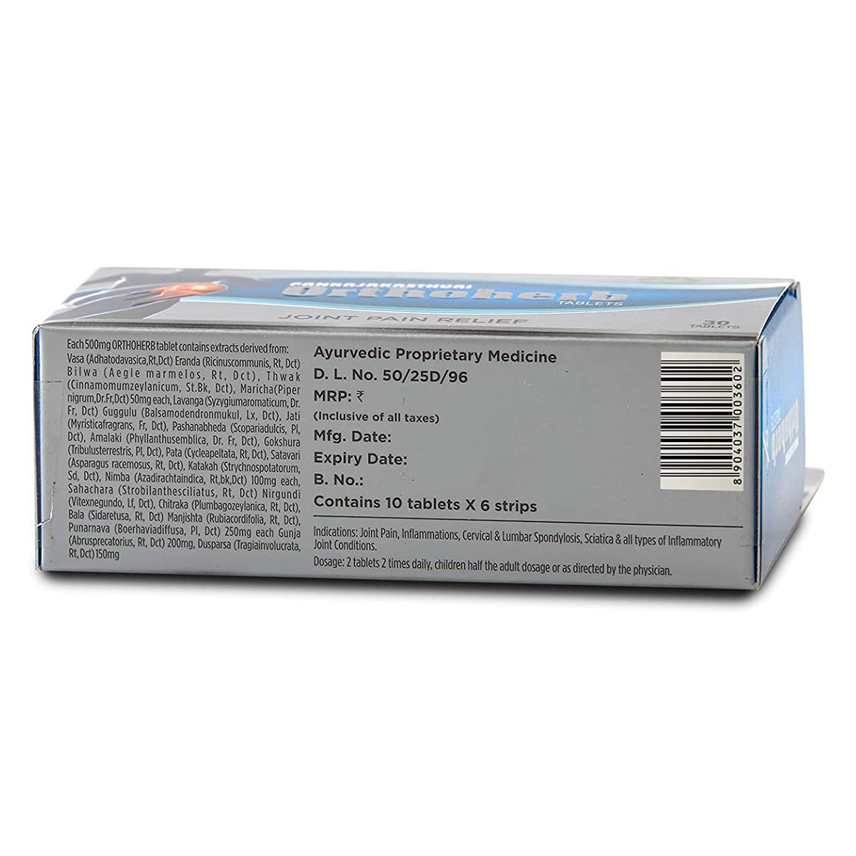 Pankajakasthuri Orthoherb, 60 Tablets, Pack of 1 Pankajakasthuri Orthoherb, 60 Tablets, Pack of 1