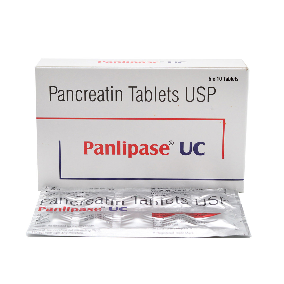 Panlipase UC Tablet 10's, Pack of 10 TABLETS Panlipase UC Tablet 10's, Pack of 10 TABLETS