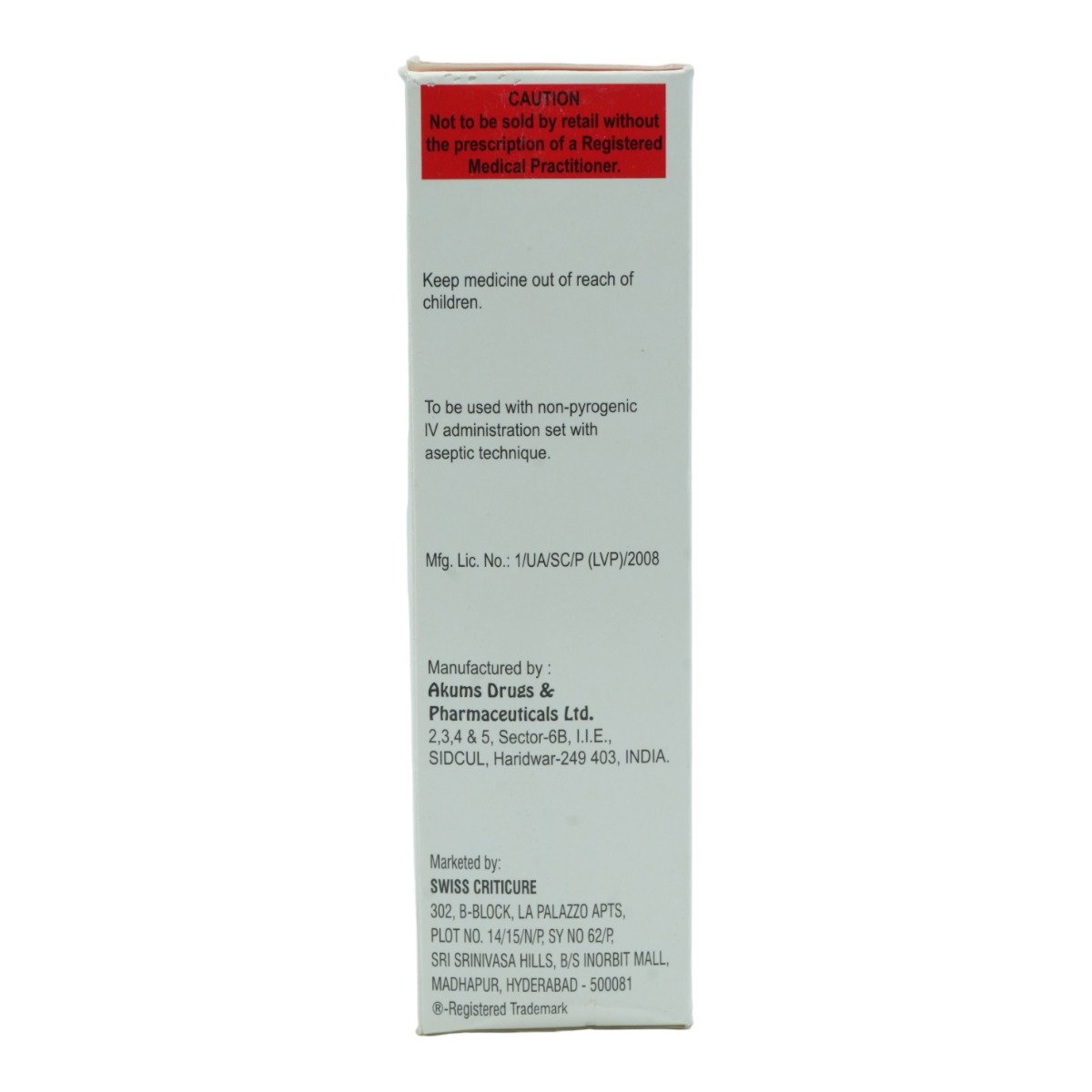 Paraglare 1%w/v Infusion 100 ml, Pack of 1 Injection Paraglare 1%w/v Infusion 100 ml, Pack of 1 Injection