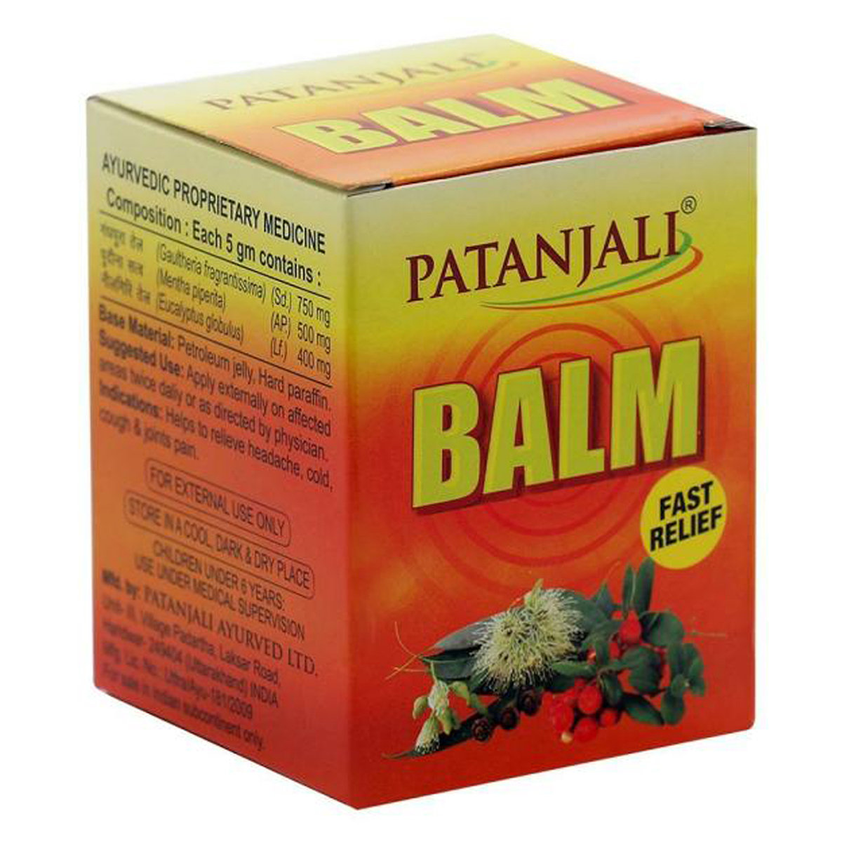 Patanjali Fast Relief Balm, 25 gm, Pack of 1 Patanjali Fast Relief Balm, 25 gm, Pack of 1