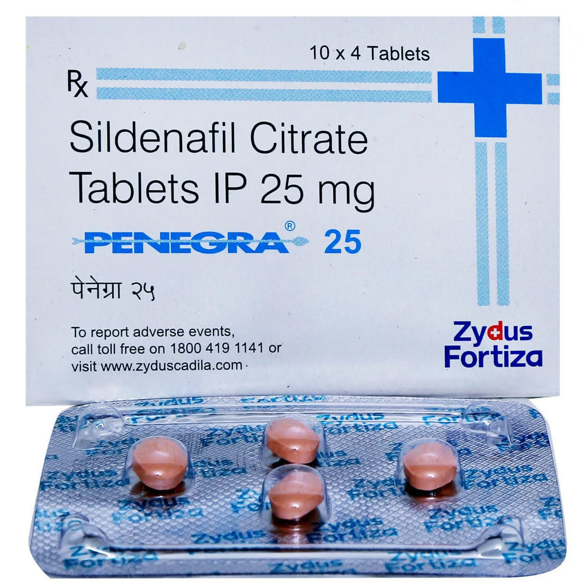 Penegra 25 Tablet 4's, Pack of 4 TABLETS Penegra 25 Tablet 4's, Pack of 4 TABLETS