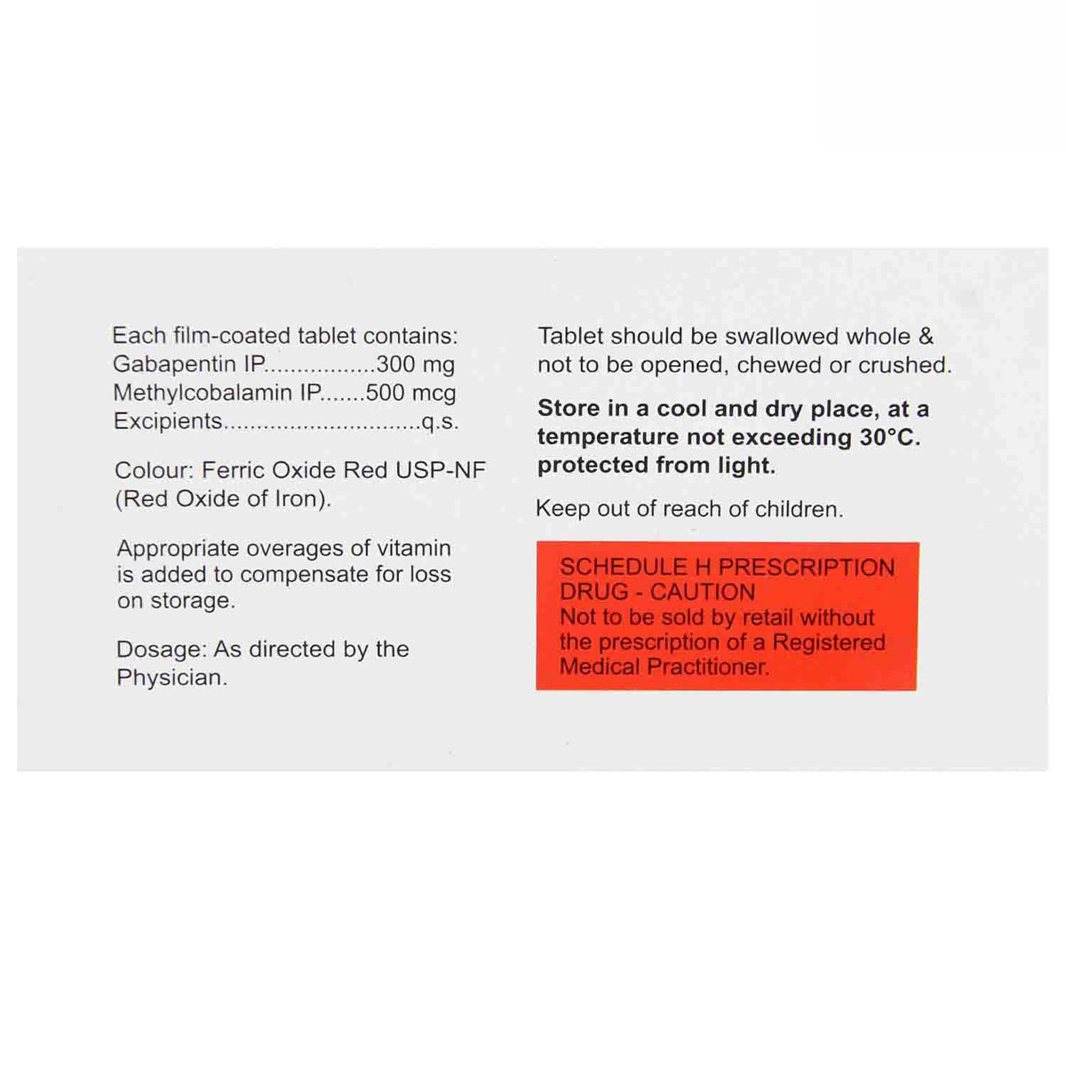 Pentanerv M Tablet 10's, Pack of 10 TABLETS Pentanerv M Tablet 10's, Pack of 10 TABLETS