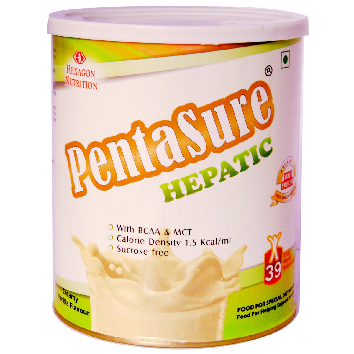 Pentasure Hepatic Creamy Vanilla Flavour Powder, 400 gm Tin, Pack of 1 Pentasure Hepatic Creamy Vanilla Flavour Powder, 400 gm Tin, Pack of 1