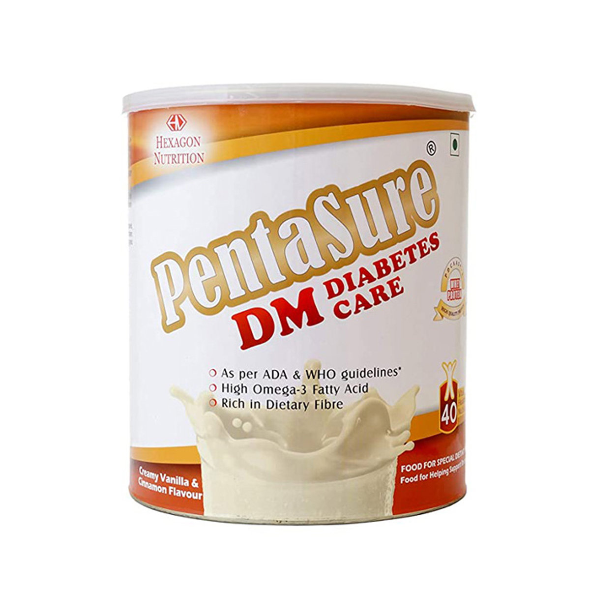 PentaSure DM Diabetes Care Creamy Vanilla & Cinnamon Powder 1 kg, Pack of 1 PentaSure DM Diabetes Care Creamy Vanilla & Cinnamon Powder 1 kg, Pack of 1