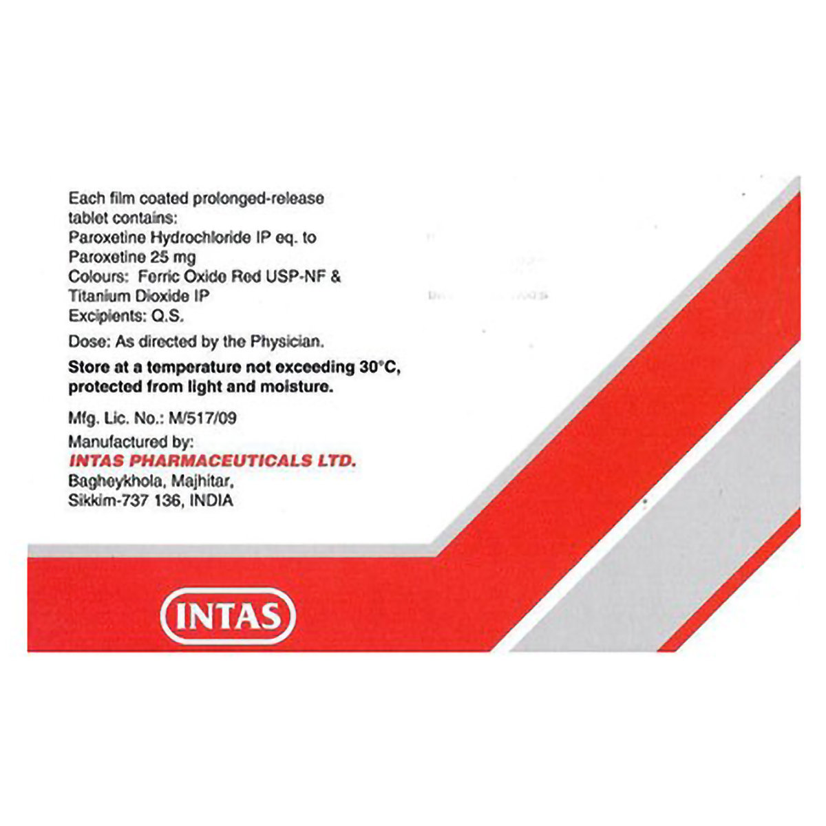 Pexep CR 25 Tablet 15's, Pack of 15 TabletS Pexep CR 25 Tablet 15's, Pack of 15 TabletS