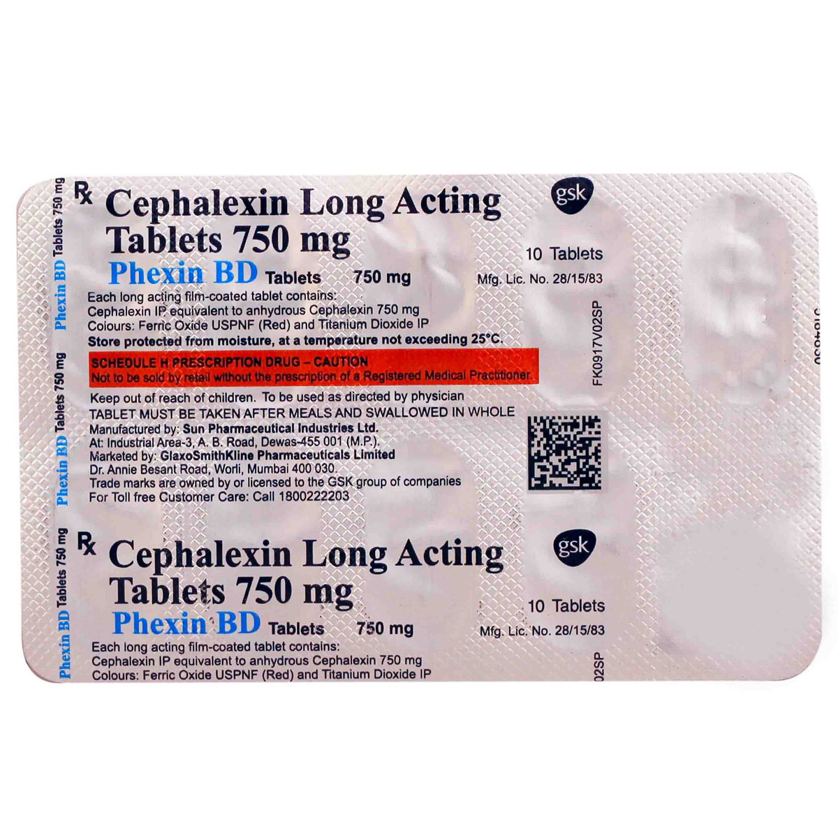 Phexin BD 750 Tablet 10's, Pack of 10 TABLETS Phexin BD 750 Tablet 10's, Pack of 10 TABLETS