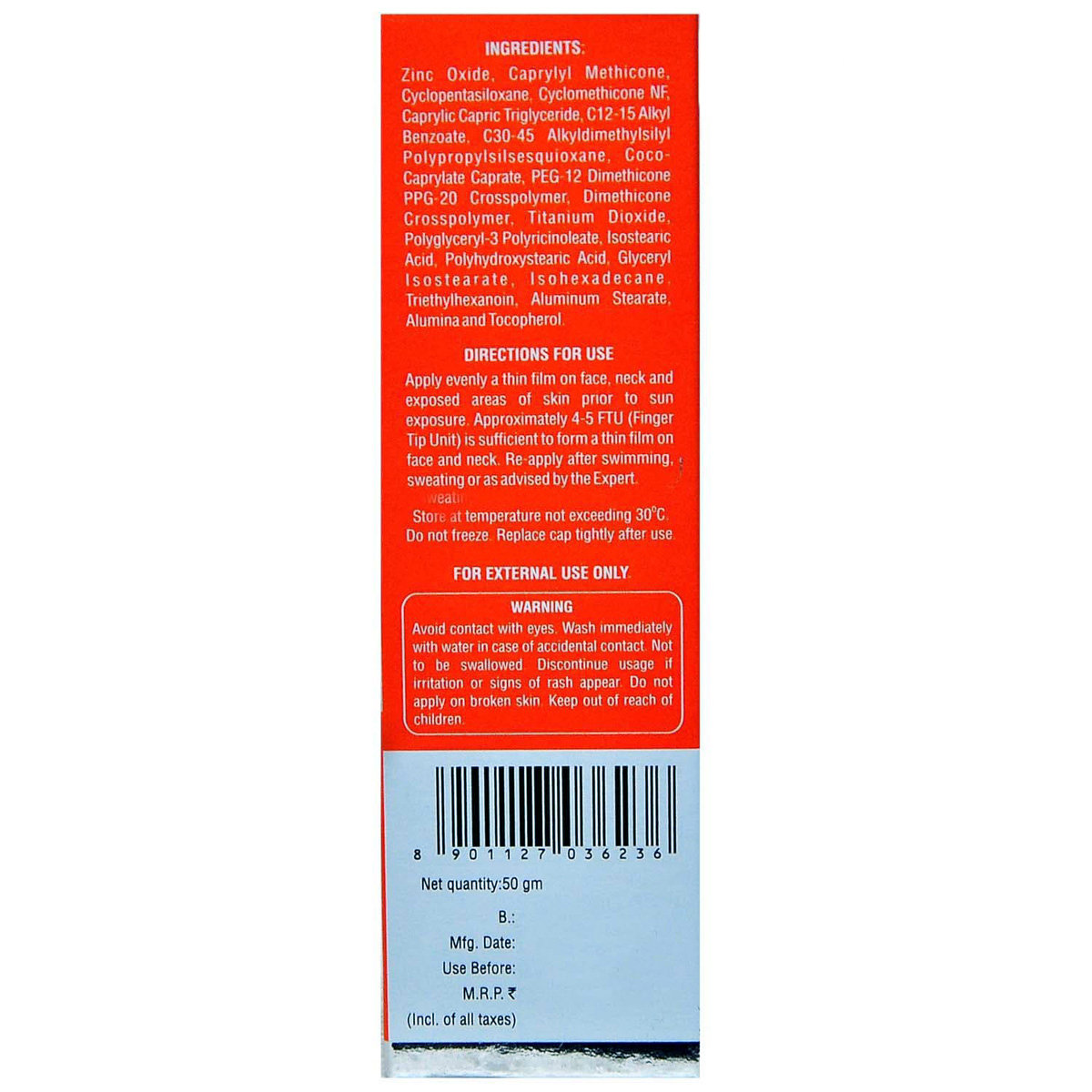 Photostable Insta Sunscreen Gel 50 gm, Pack of 1 Photostable Insta Sunscreen Gel 50 gm, Pack of 1