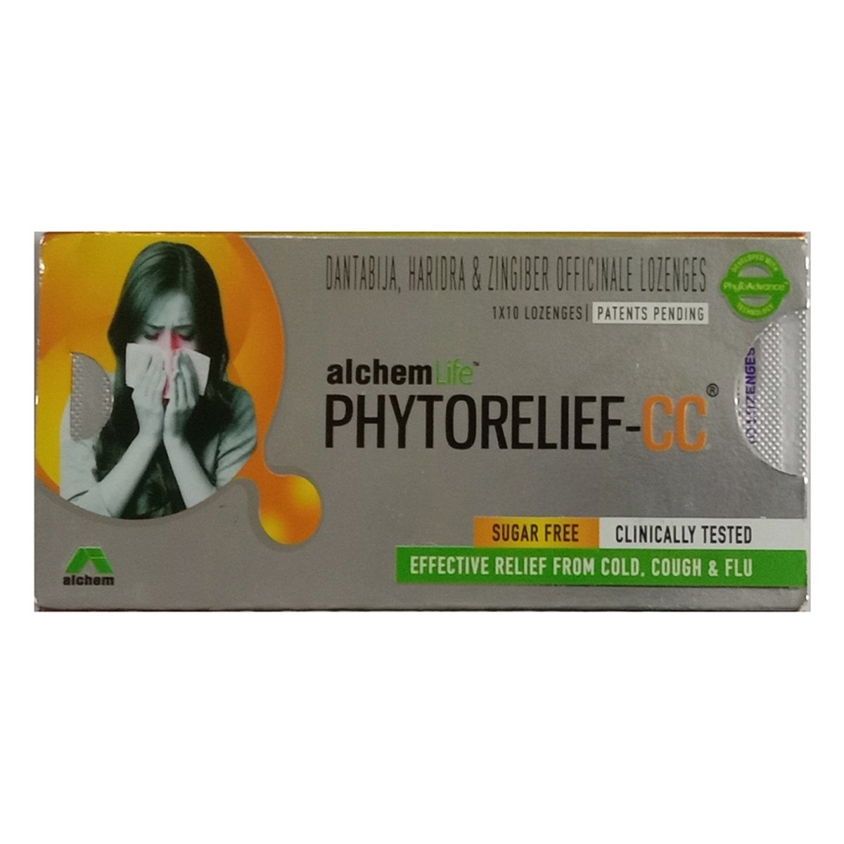 Phytorelief-CC Sugar Free, 10 Lozenges, Pack of 10 Phytorelief-CC Sugar Free, 10 Lozenges, Pack of 10