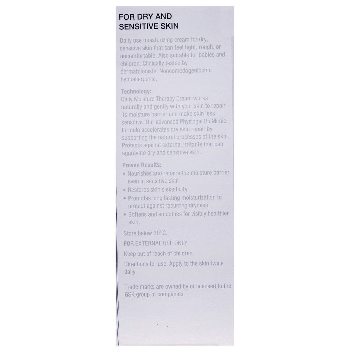Physiogel Hypoallergenic Daily Moisture Therapy Cream 75 gm | Provides Long lasting Moisturization | For Dry And Sensitive Skin, Pack of 1 Physiogel Hypoallergenic Daily Moisture Therapy Cream 75 gm | Provides Long lasting Moisturization | For Dry And Sensitive Skin, Pack of 1