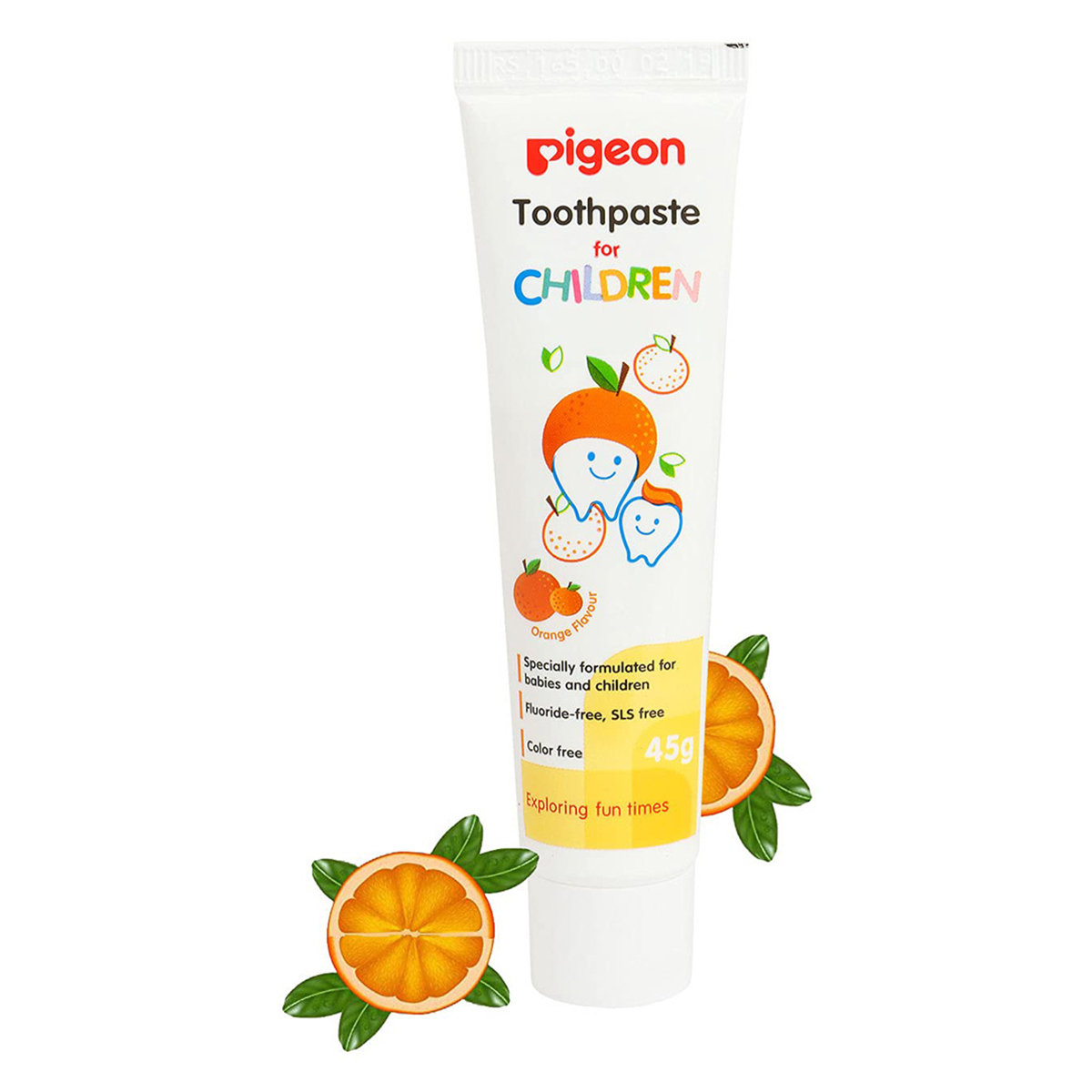 Pigeon Orange Flavour Toothpaste for Children, 45 gm, Pack of 1 Pigeon Orange Flavour Toothpaste for Children, 45 gm, Pack of 1