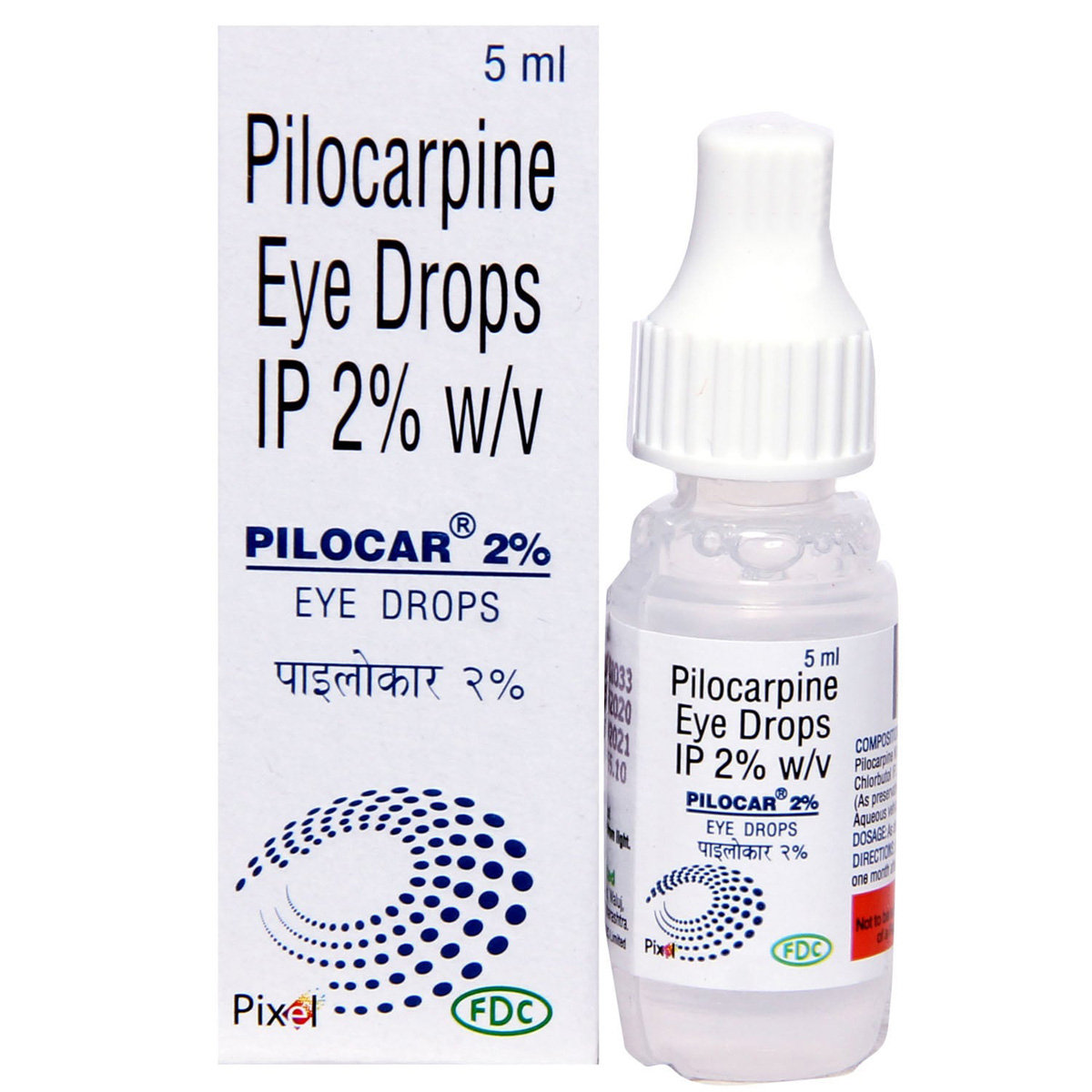 Pilocar 2% Eye Drops 5 ml, Pack of 1 Eye Drops Pilocar 2% Eye Drops 5 ml, Pack of 1 Eye Drops