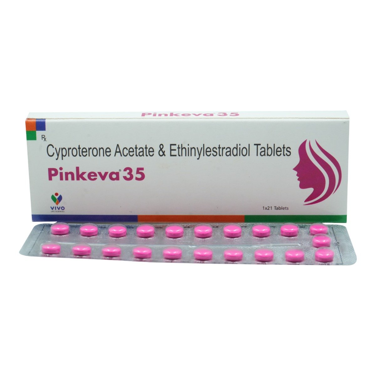Pinkeva 35 Tablet 21's, Pack of 21 TABLETS Pinkeva 35 Tablet 21's, Pack of 21 TABLETS