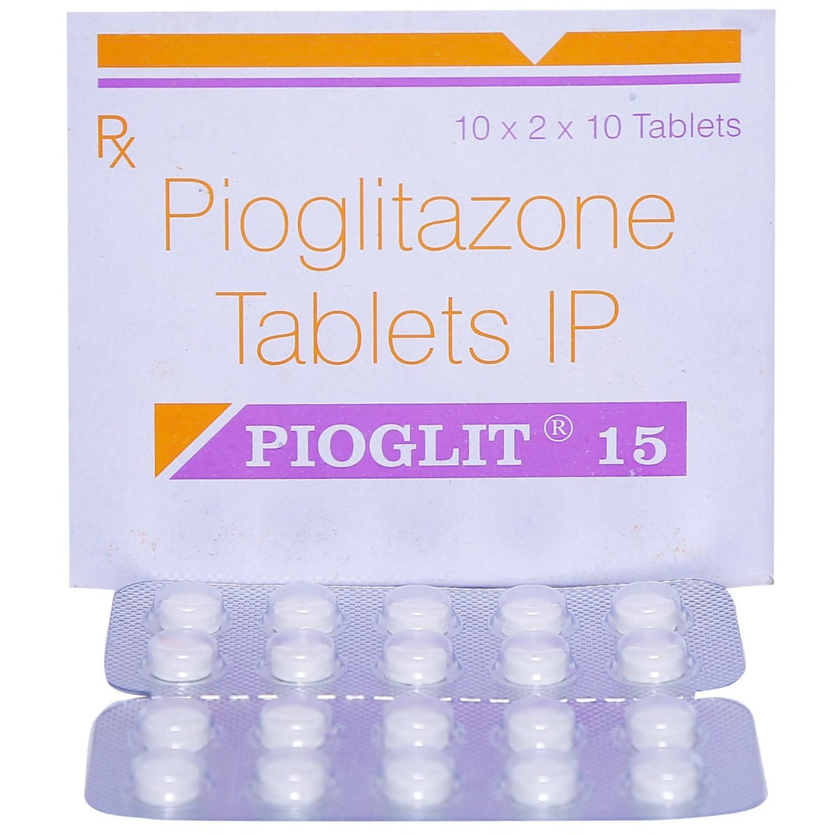 Pioglit 15 Tablet 10's, Pack of 10 TABLETS Pioglit 15 Tablet 10's, Pack of 10 TABLETS