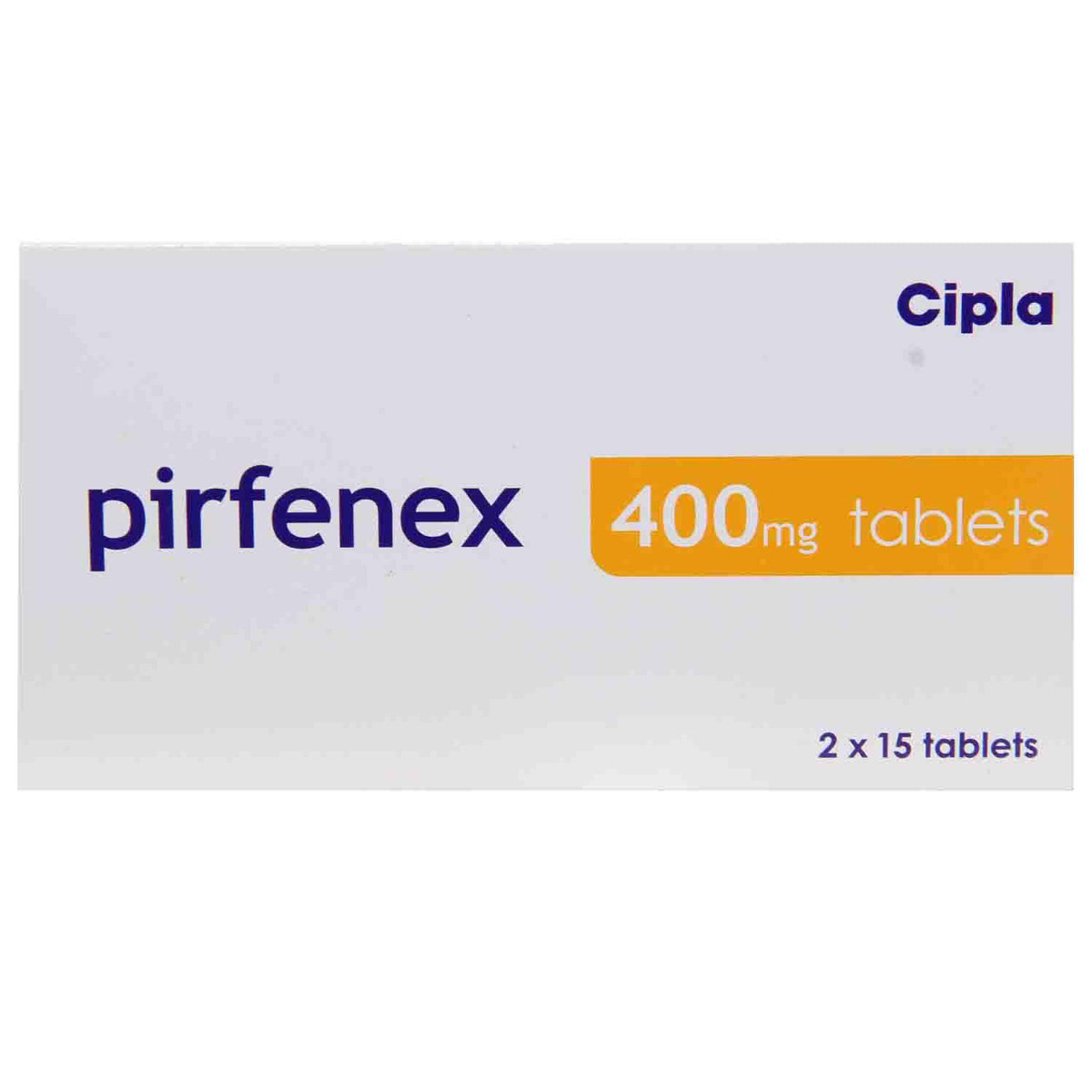Pirfenex 400 mg Tablet 15's, Pack of 15 TABLETS Pirfenex 400 mg Tablet 15's, Pack of 15 TABLETS