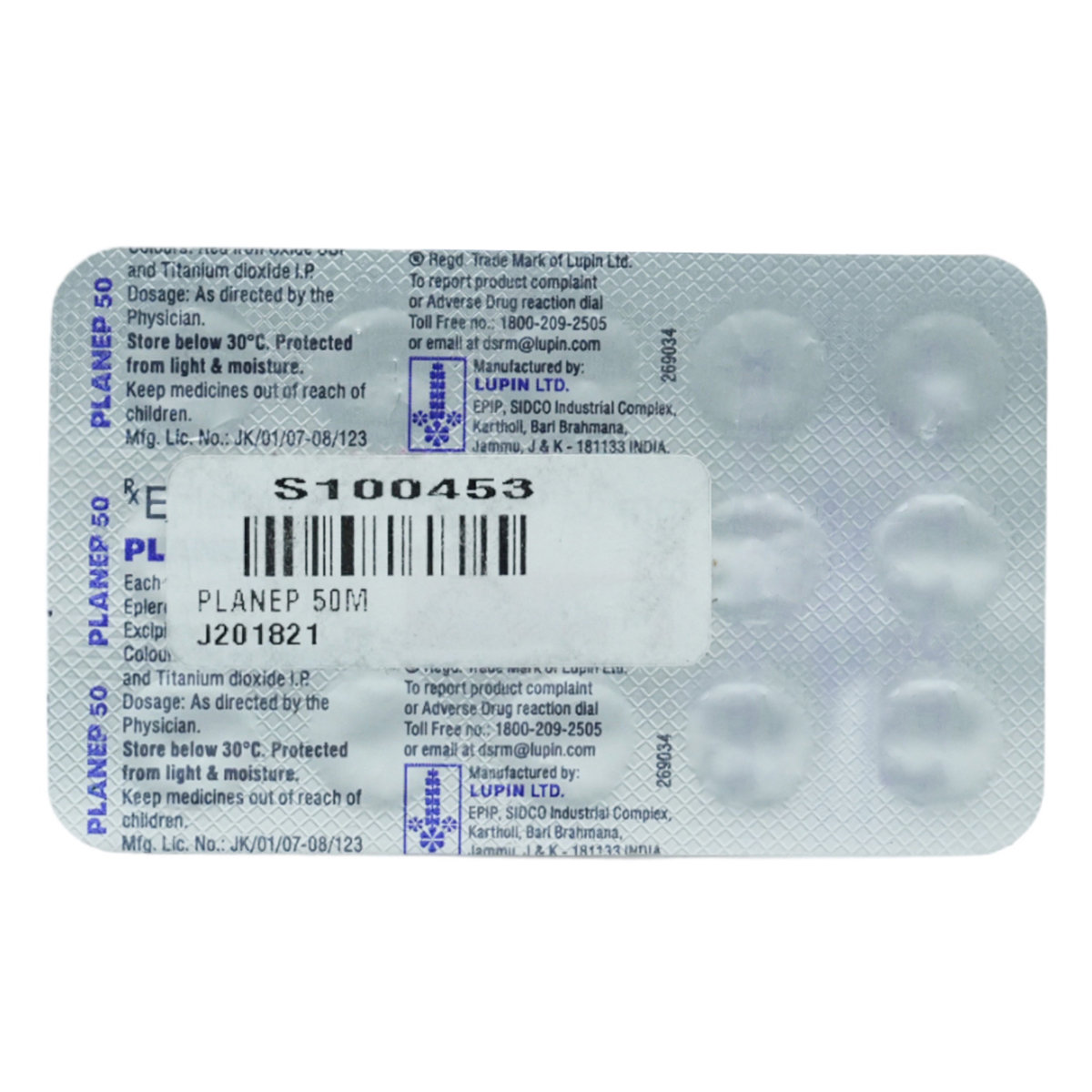 Planep 50 mg Tablet 15's, Pack of 15 TABLETS Planep 50 mg Tablet 15's, Pack of 15 TABLETS