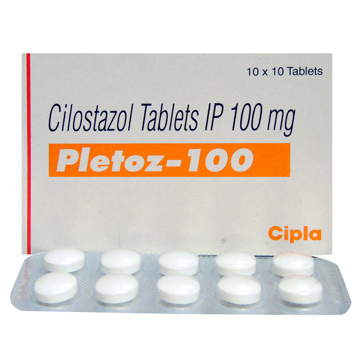 Pletoz-100 Tablet 10's, Pack of 10 TABLETS Pletoz-100 Tablet 10's, Pack of 10 TABLETS
