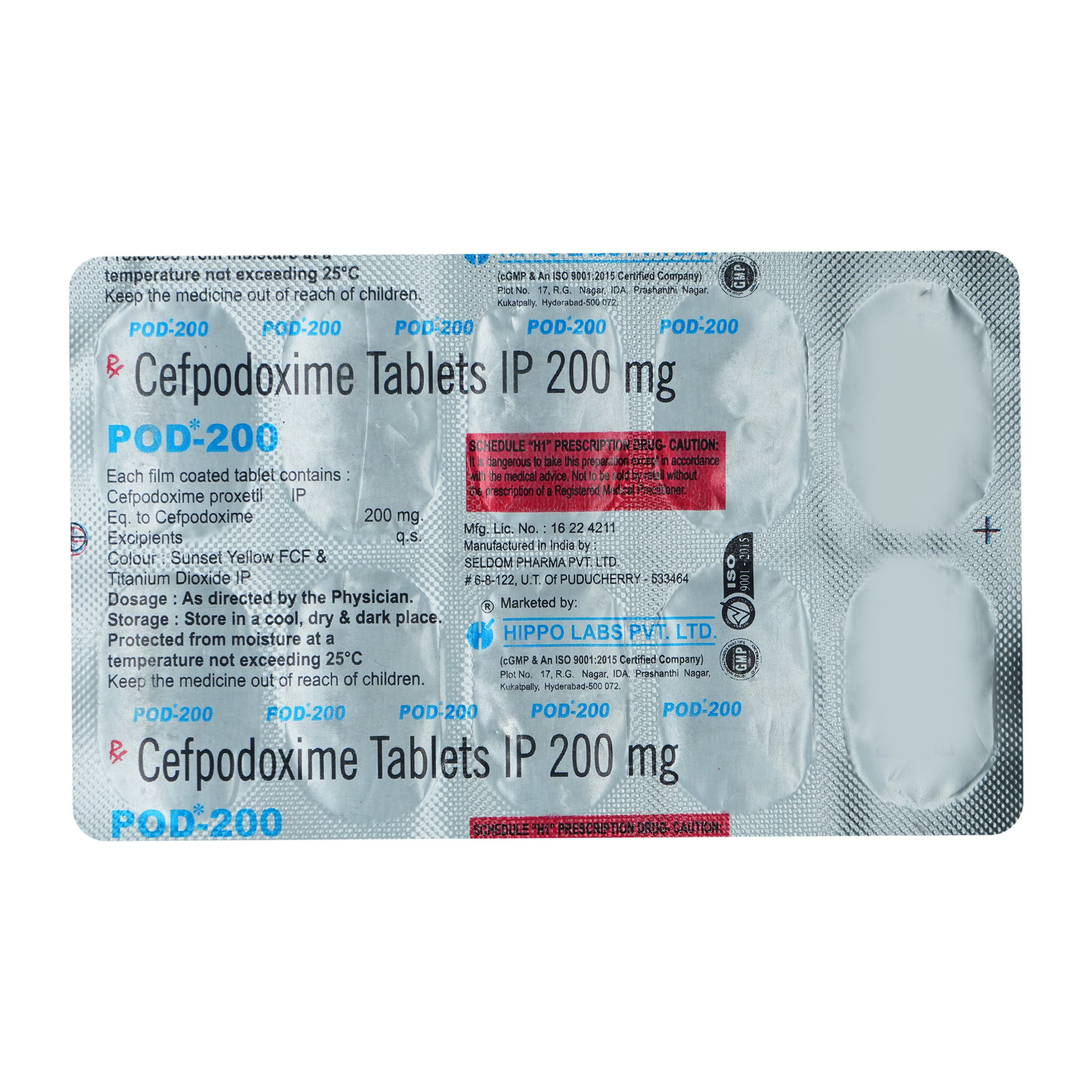 Pod 200 mg Tablet, Pack of 1 TABLET Pod 200 mg Tablet, Pack of 1 TABLET