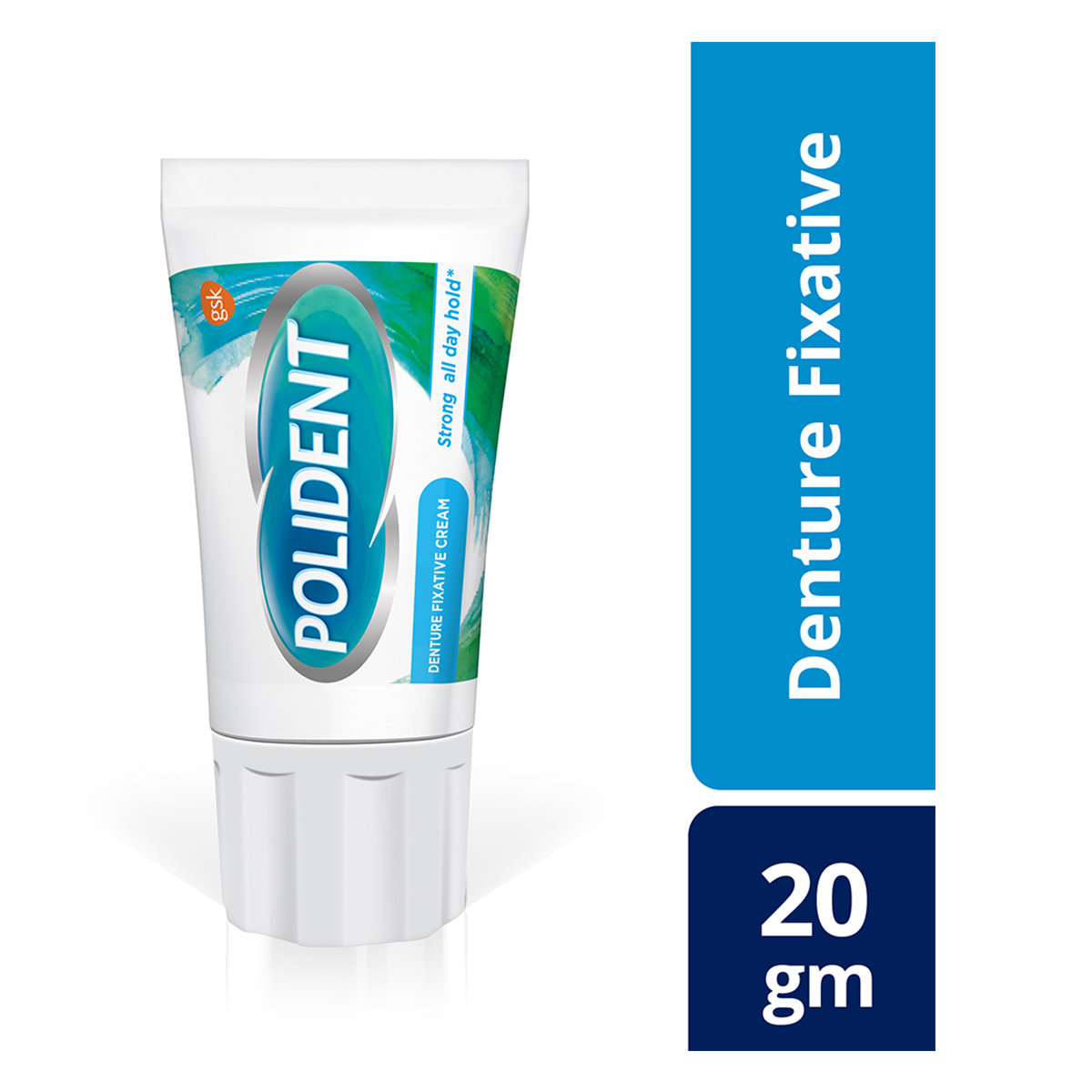 Polident Denture Fixative Cream, 20 gm, Pack of 1 Polident Denture Fixative Cream, 20 gm, Pack of 1