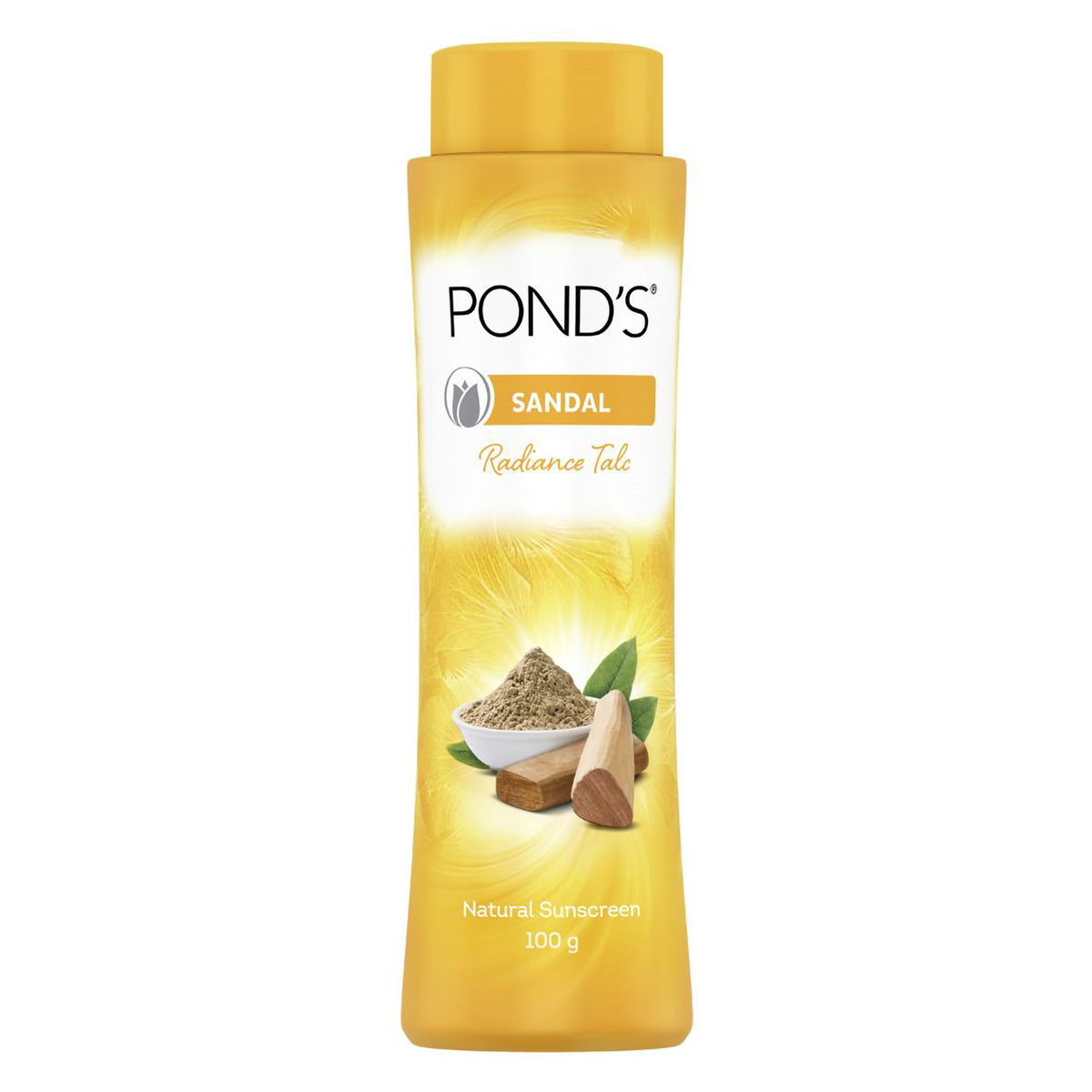 Pond's Sandal Radiance Talc Powder 100 gm | Goodness Of Sandalwood | With Natural Sunscreen | Fight Body Odour | For Fresh & Radiant Skin | Ideal For Both men & Women, Pack of 1 Pond's Sandal Radiance Talc Powder 100 gm | Goodness Of Sandalwood | With Natural Sunscreen | Fight Body Odour | For Fresh & Radiant Skin | Ideal For Both men & Women, Pack of 1